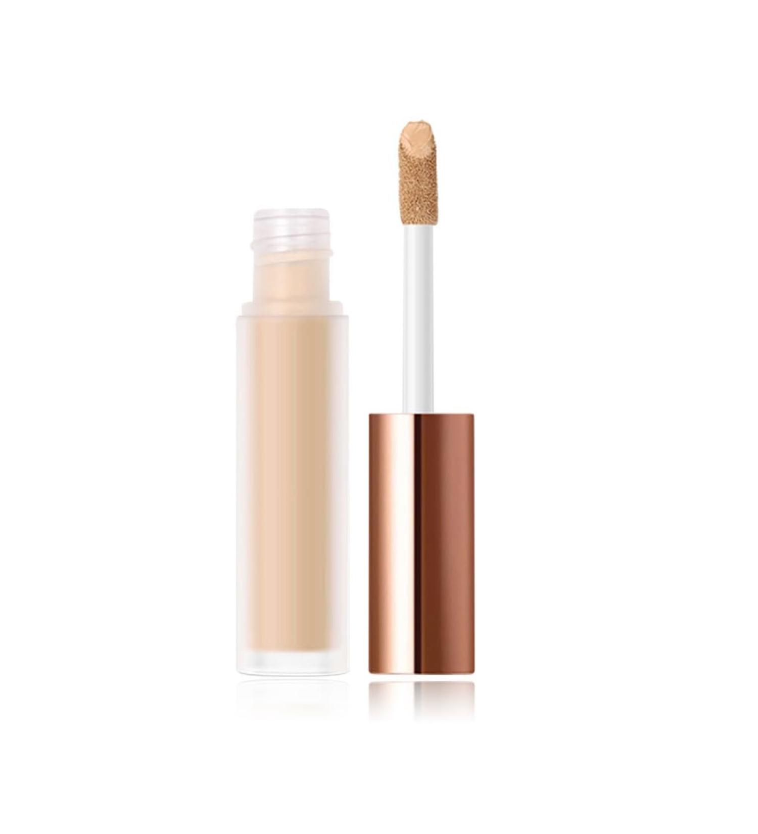 siduytin Face Concealer Long Lasting with Brush Makeup Oilcontrol Foundation Full Coverage Skin Cosmetic Professional Wheat Color - Buy Online on GoSupps.com