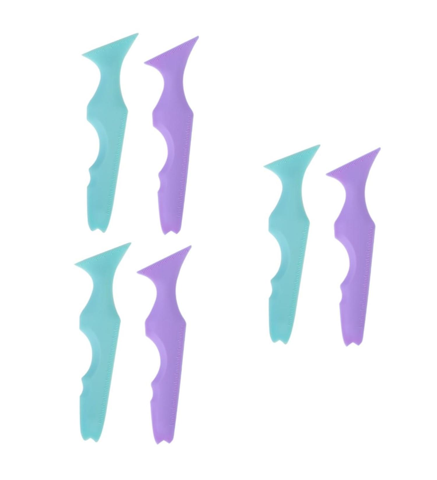 DOITOOL 6 Pcs Silicone Beauty Ruler Eyeliner Pencil Eyeshadow Stencils Plate Eyeliner Guide Stencils Stamp - Buy Online on GoSupps.com