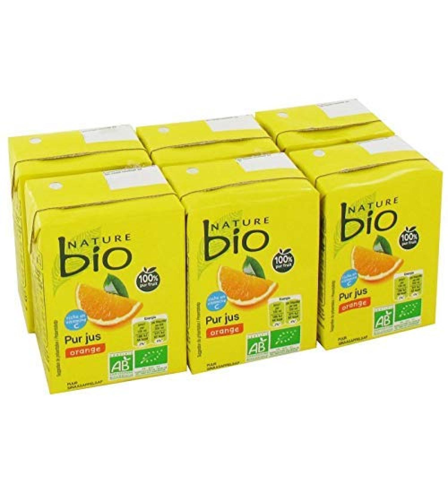 NATURE BIO - Pure Orange Juice 6X20Cl - (Unit)