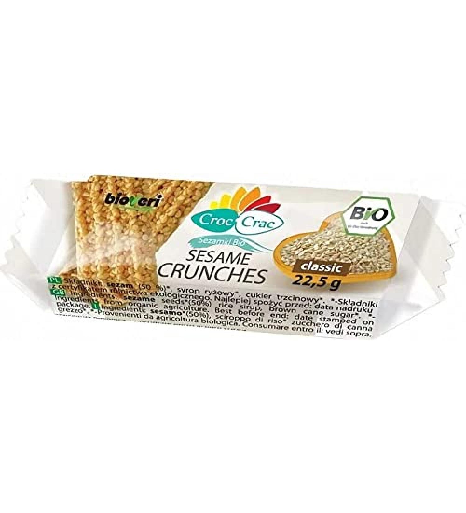 BIOVERI Sesame Cookies Classic BIO 22 5 g - Croc-CRAC (BIOVERI)