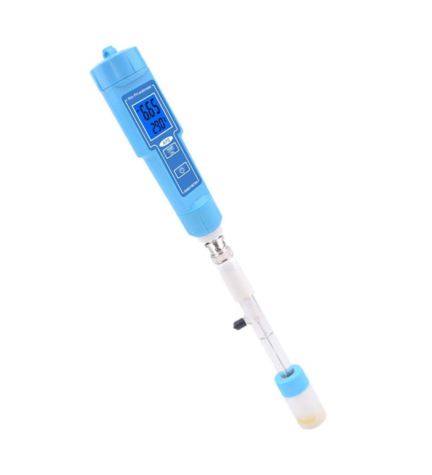 ATC 0.00-14.00 Ph Meter for Tapered Loose Soil Hydroponics Cheese Lab Drinking Water with Replaceable Probe - Buy Online on GoSupps.com