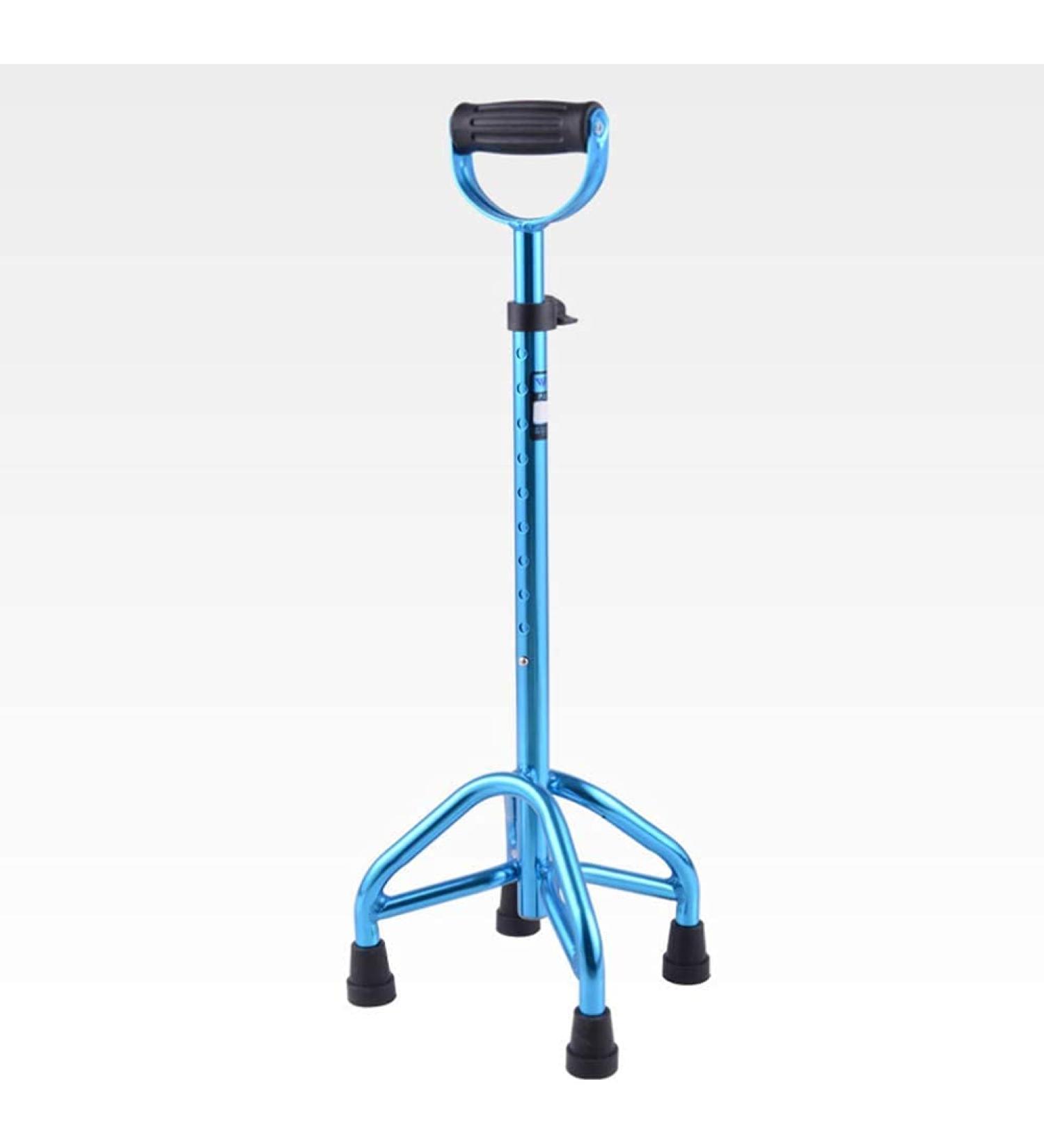 Telescopic Non Slip Crutches Four-Legged Walking Stick Telescopic Walking Stick Retractable Portable Aluminum Alloy Walking Stick Stroke Hemiplegia Walking aid for The Elderly for Arthritis Elderly  - Buy Online on GoSupps.com