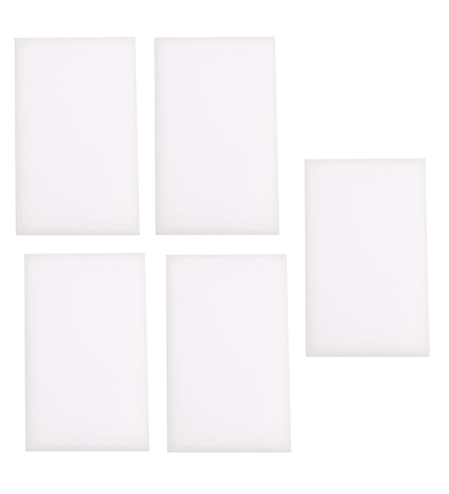 Clisted Melamine Sponge Magical Sponge Rub Melamine Cleaner Eco-Friendly White Kitchen Magical Sponge Rub 10x6x2 cm 500 Pcs - Buy Online on GoSupps.com