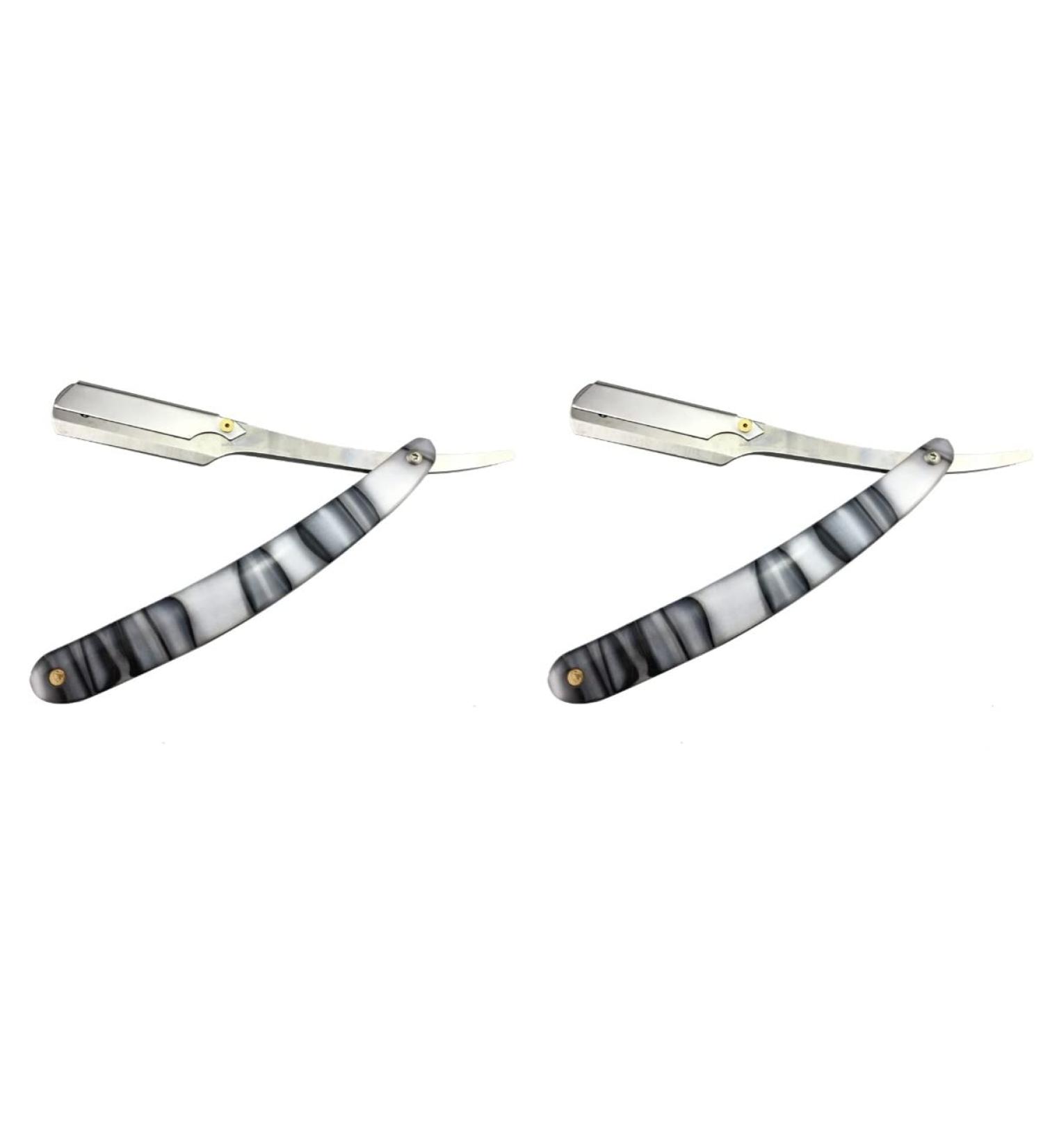 FRCOLOR 2S Safe Rapid Barine Razor - Premium Metal Straight Razor for Men | Smooth Shaving Experience - Buy Online on GoSupps.com