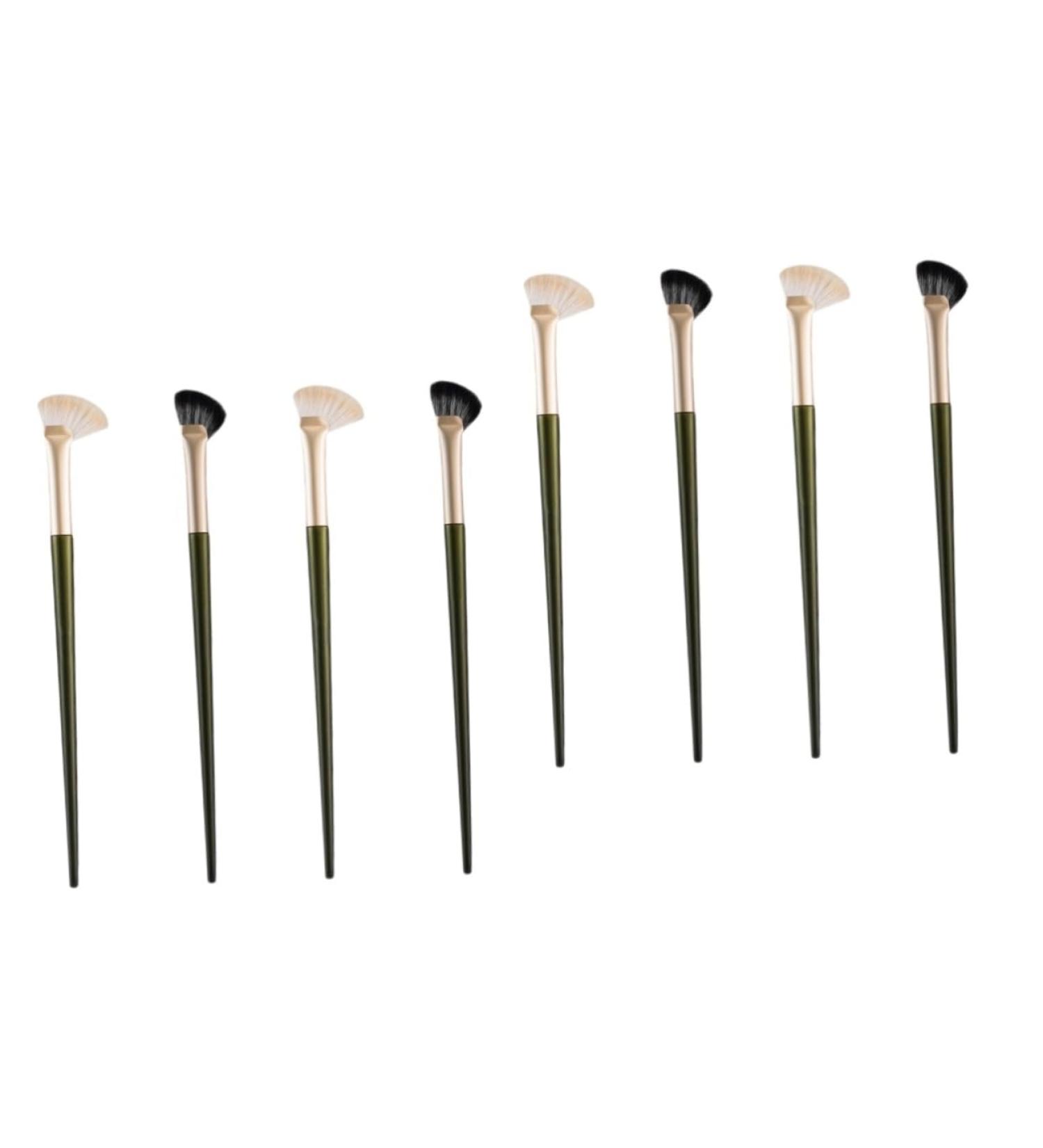 Beavorty 8 Pcs Nose shadow brush angled eyeshadow brush eyeshadow contour brush angled cosmetic brush makeup 17.4x1cmx2pcs Assorted Colorx2pcs - Buy Online on GoSupps.com