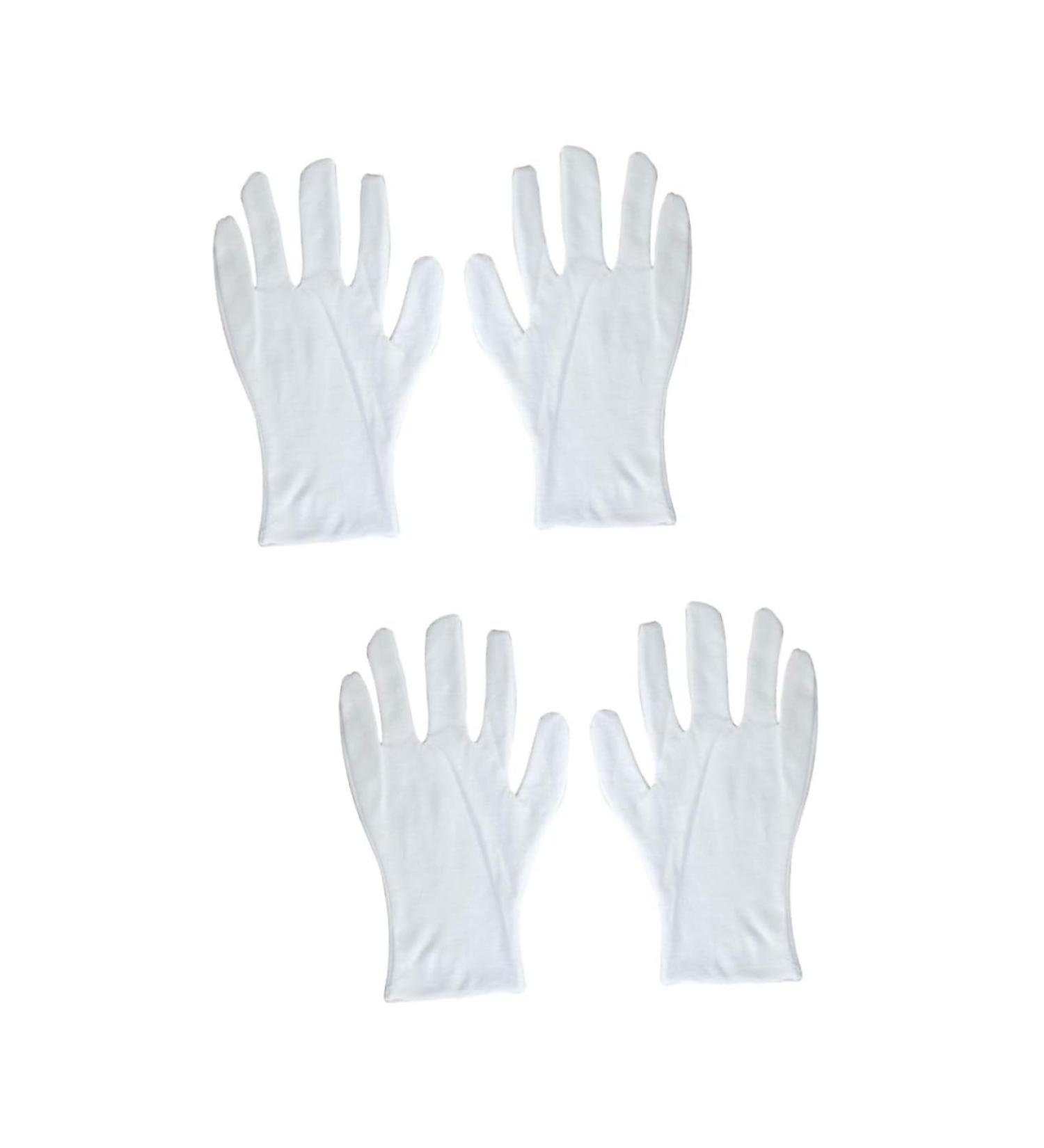 MAGICLULU Cotton Work Gloves 12 Pairs Factory Gloves Cotton Gloves Lengthen Work White Gloves White Work Gloves - Buy Online on GoSupps.com