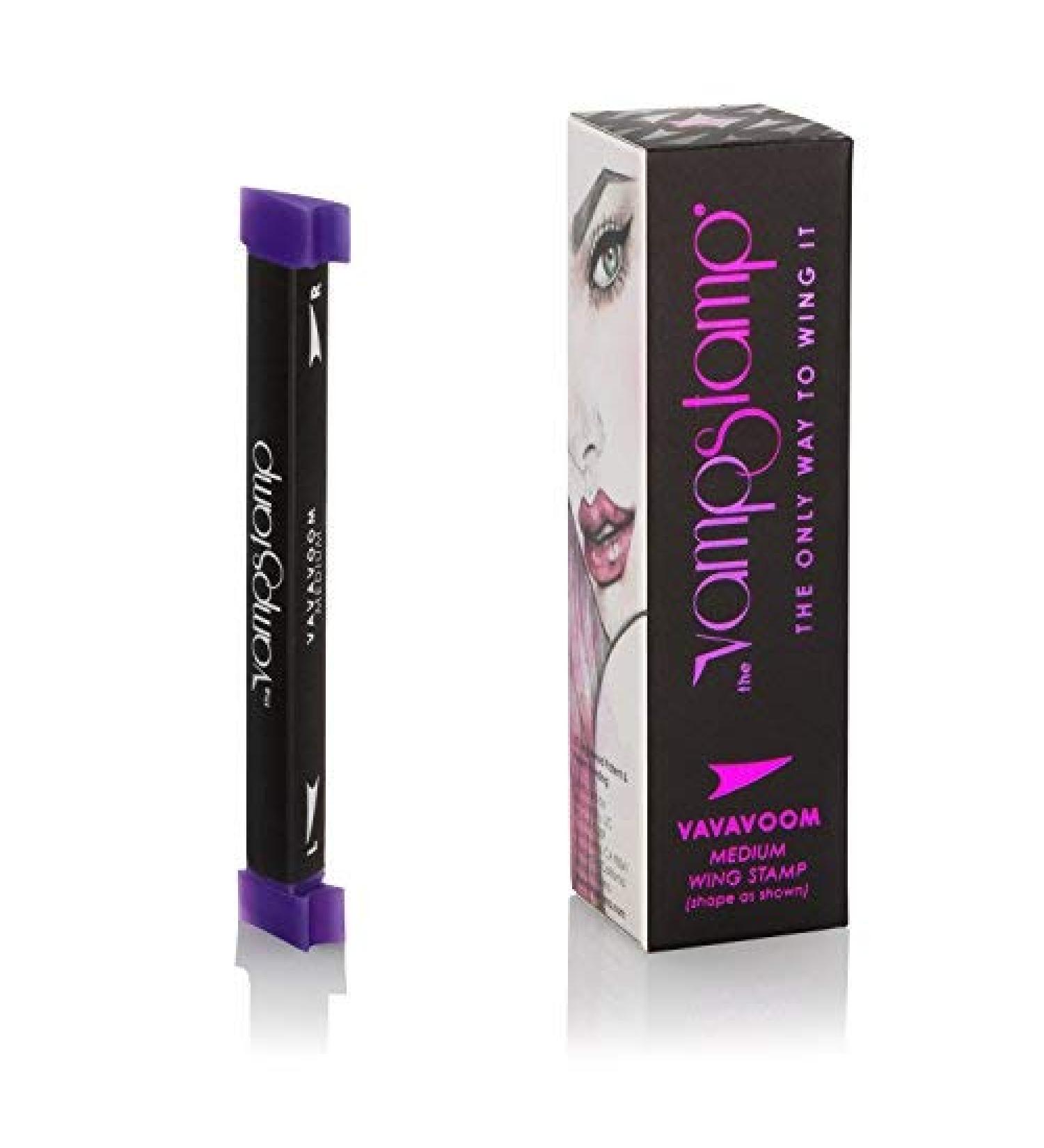 Vamp Stamp VaVaVoom Winged Eyeliner Stamp - Easy Cosmetic Applicator for Infallible Wings  Medium
