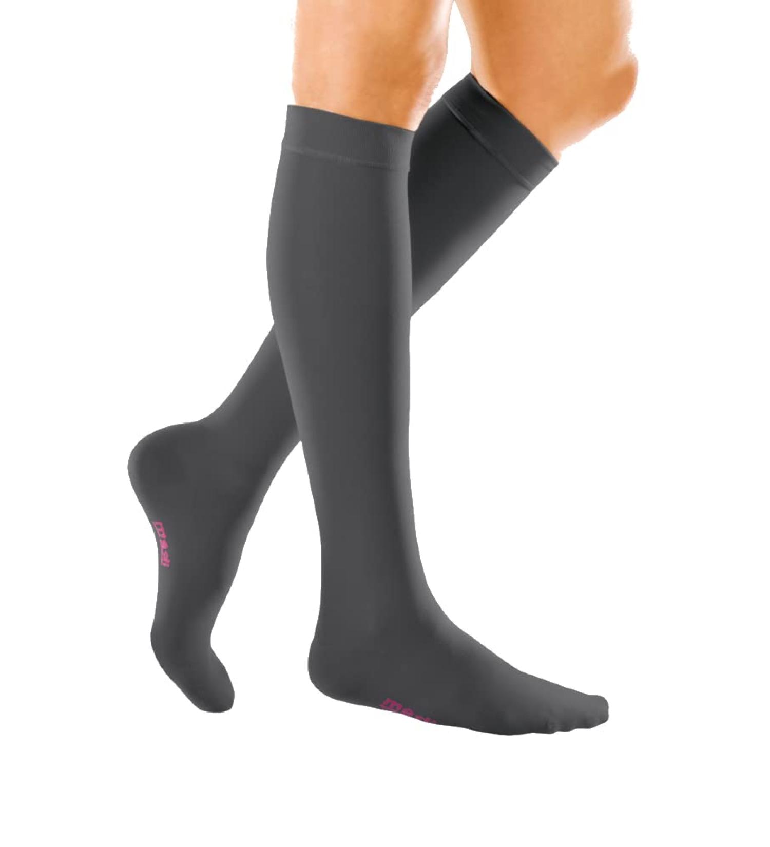 Medi Medive Forte Compression Stockings | CCL 3 Medical Compression | Size II Open Tip | Short Style | Anthracite for Men & Women - Buy Online on GoSupps.com