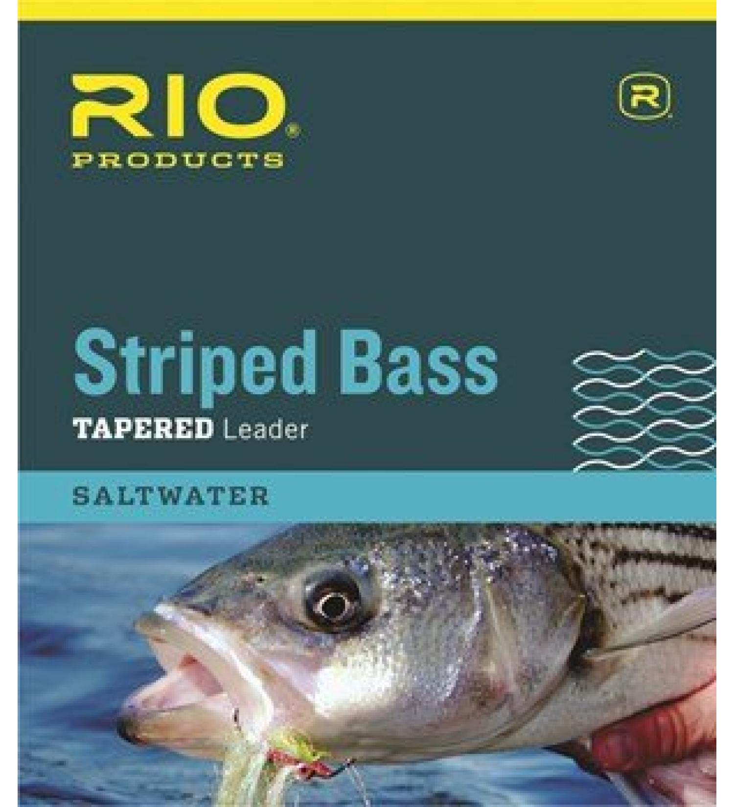 Rio Striped Bass Leader 7ft, 3 Pack 7FT - 25LB - 3PK