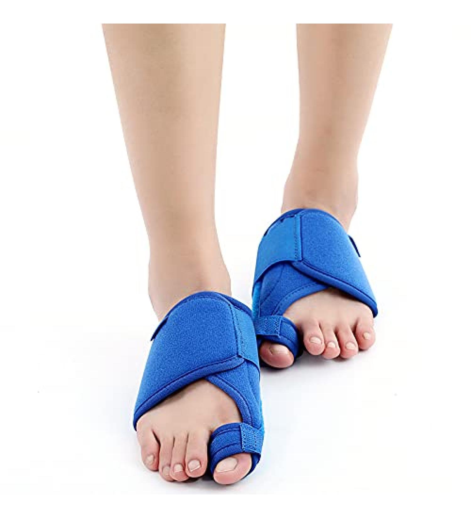 Verve Jelly Bunion Corrector - Day & Night Relief for Hallux Valgus Bunion Pain and Flat Feet | Arch Support Pads & Bunion Rails (Blue) - Buy Online on GoSupps.com