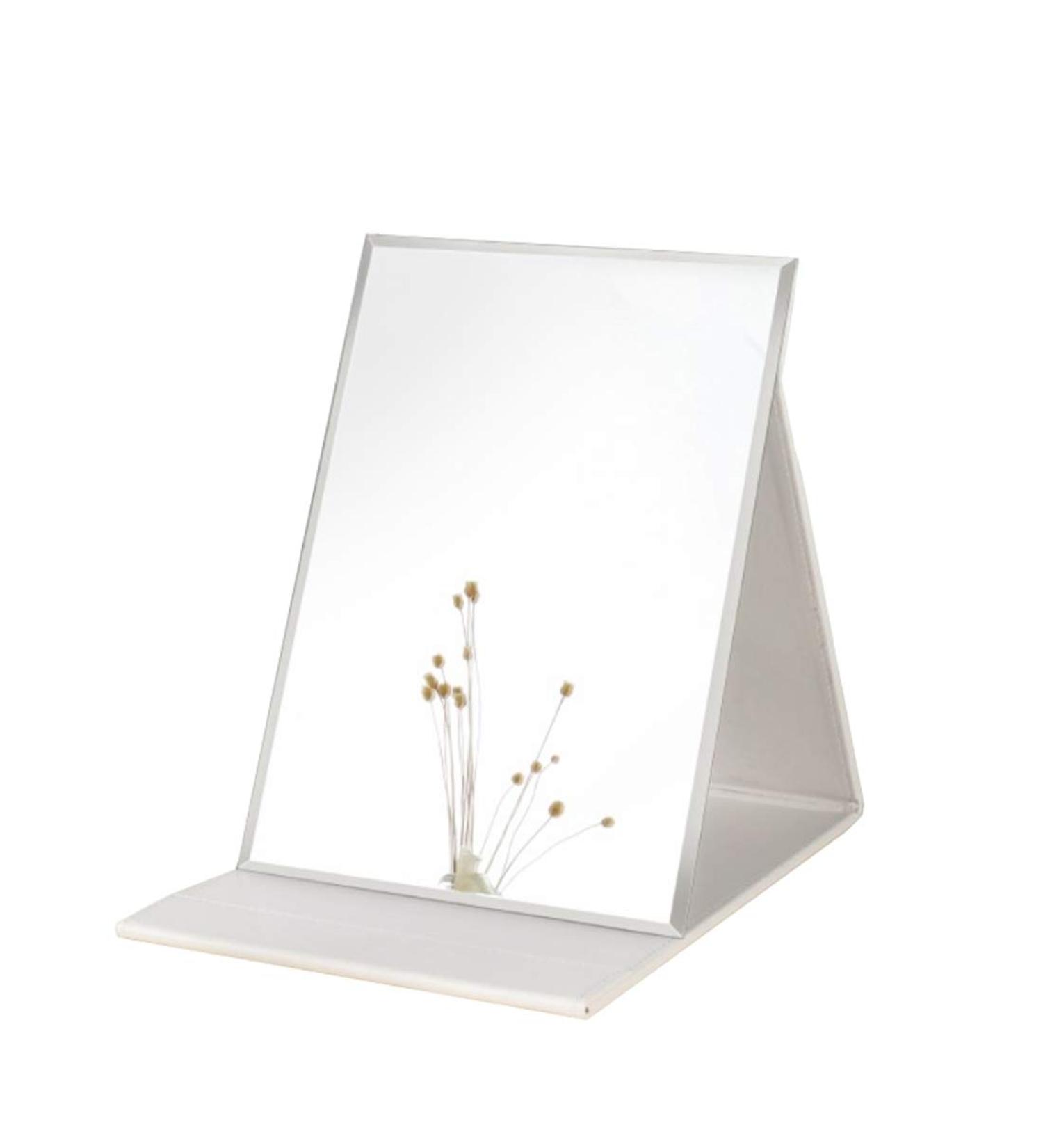 ZCOOOOOOL SPIEGEL Large Super HD Makeup Mirror - Foldable Tabletop & Handheld Design Multi-Angle 8.27 x 5.9 Inch White - International Shipping Available - Buy Online on GoSupps.com