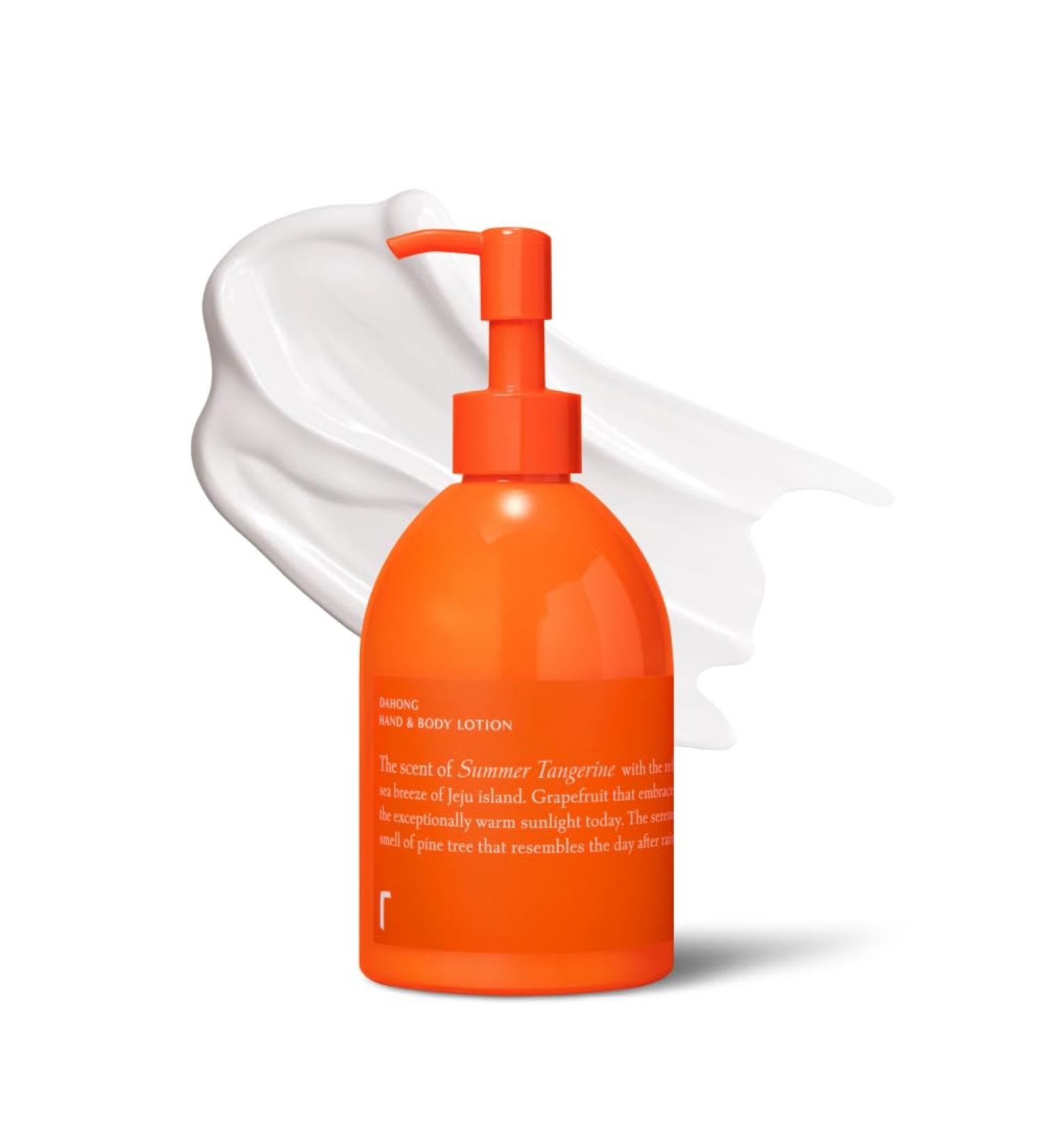 RATAPLAN Dahong Hand & Body Lotion - Vegan Moisturizer with Jeju Tangerine | Gentle Korean Skincare | 10.14 fl. oz (300ml - Buy Online on GoSupps.com