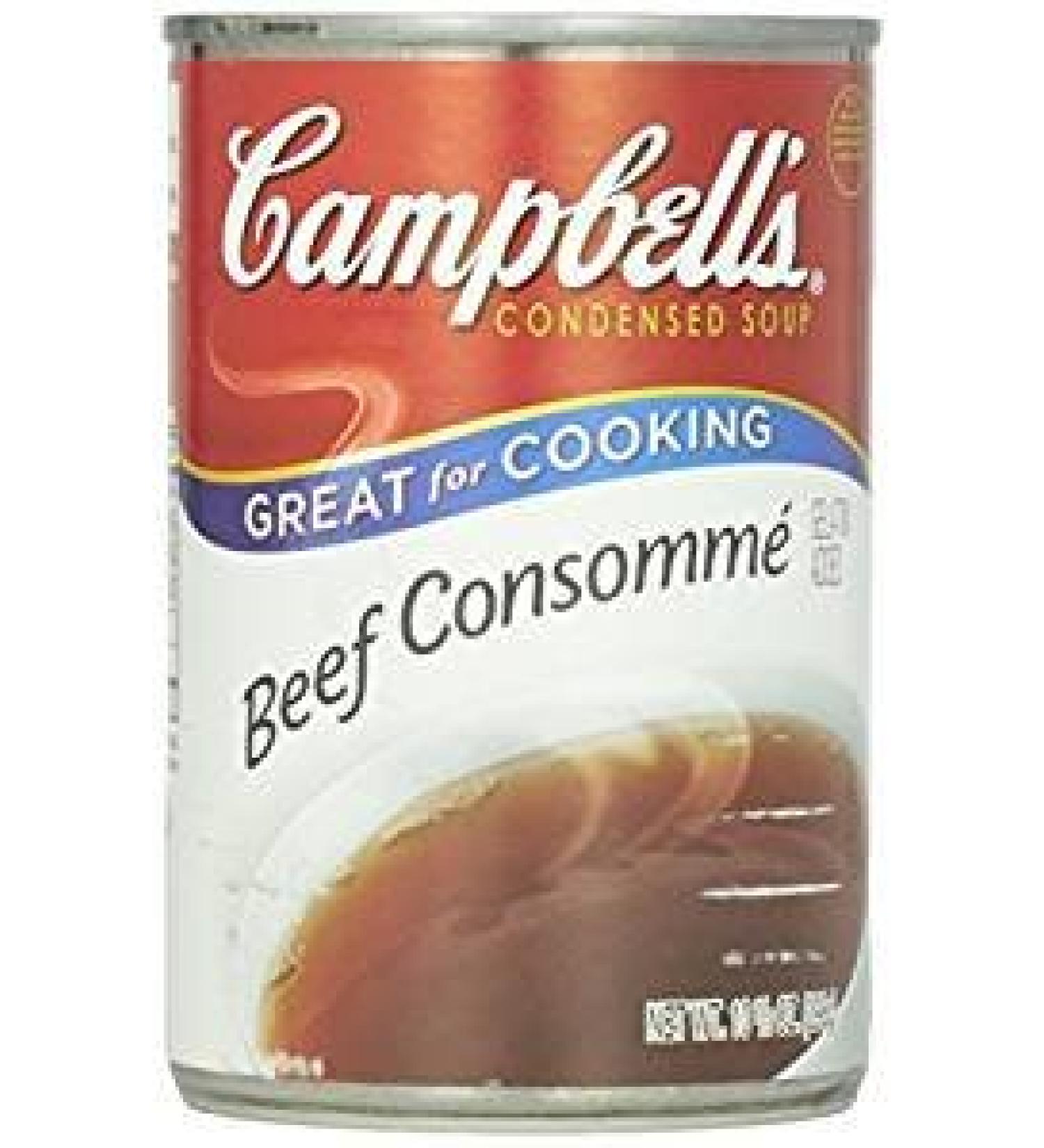Campbell's Condensed Soup, Beef Consomme, 10.5 Ounce (Pack of 6)