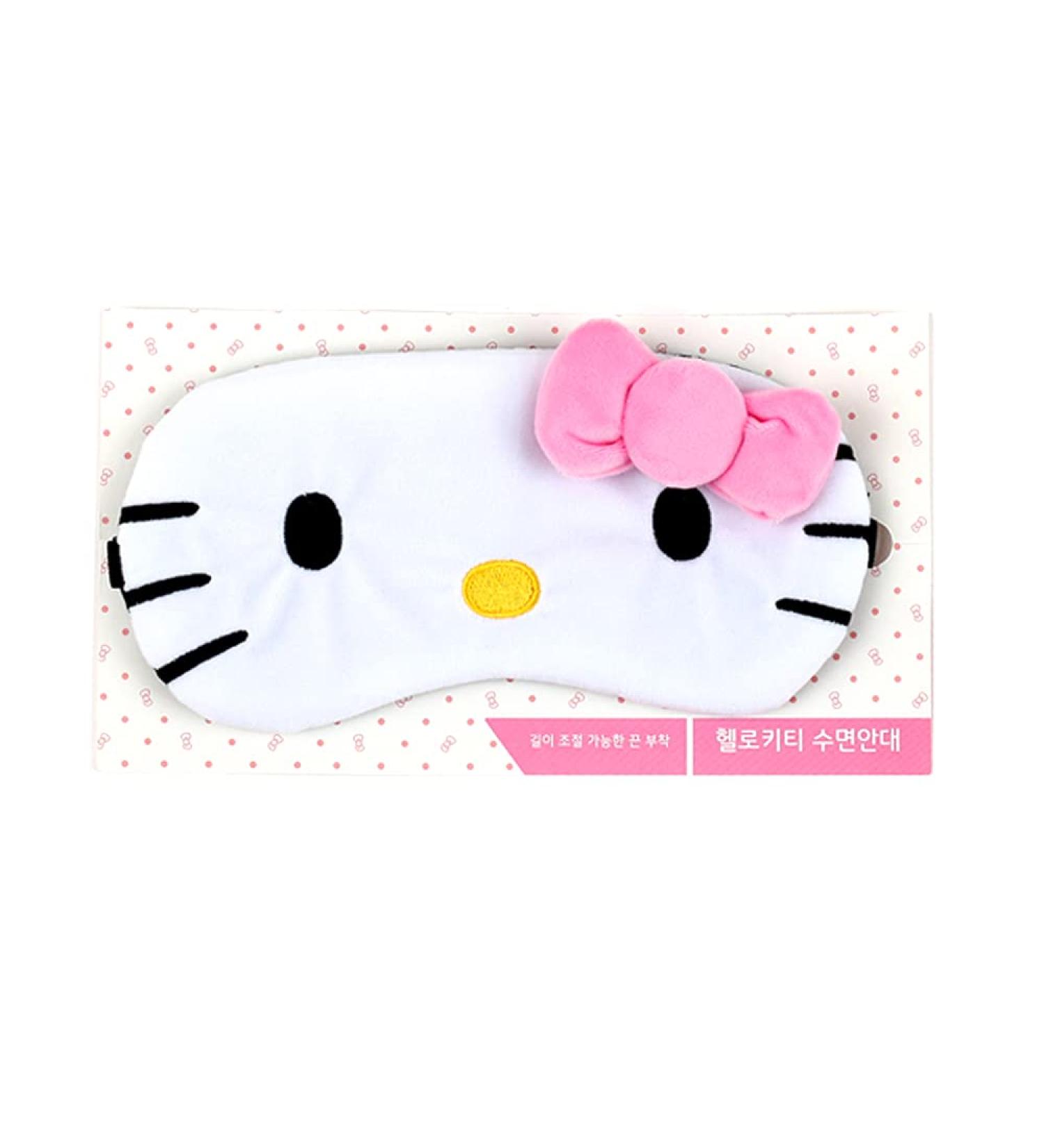 Hello Kitty Sleep Mask with Adjustable Strap Pink