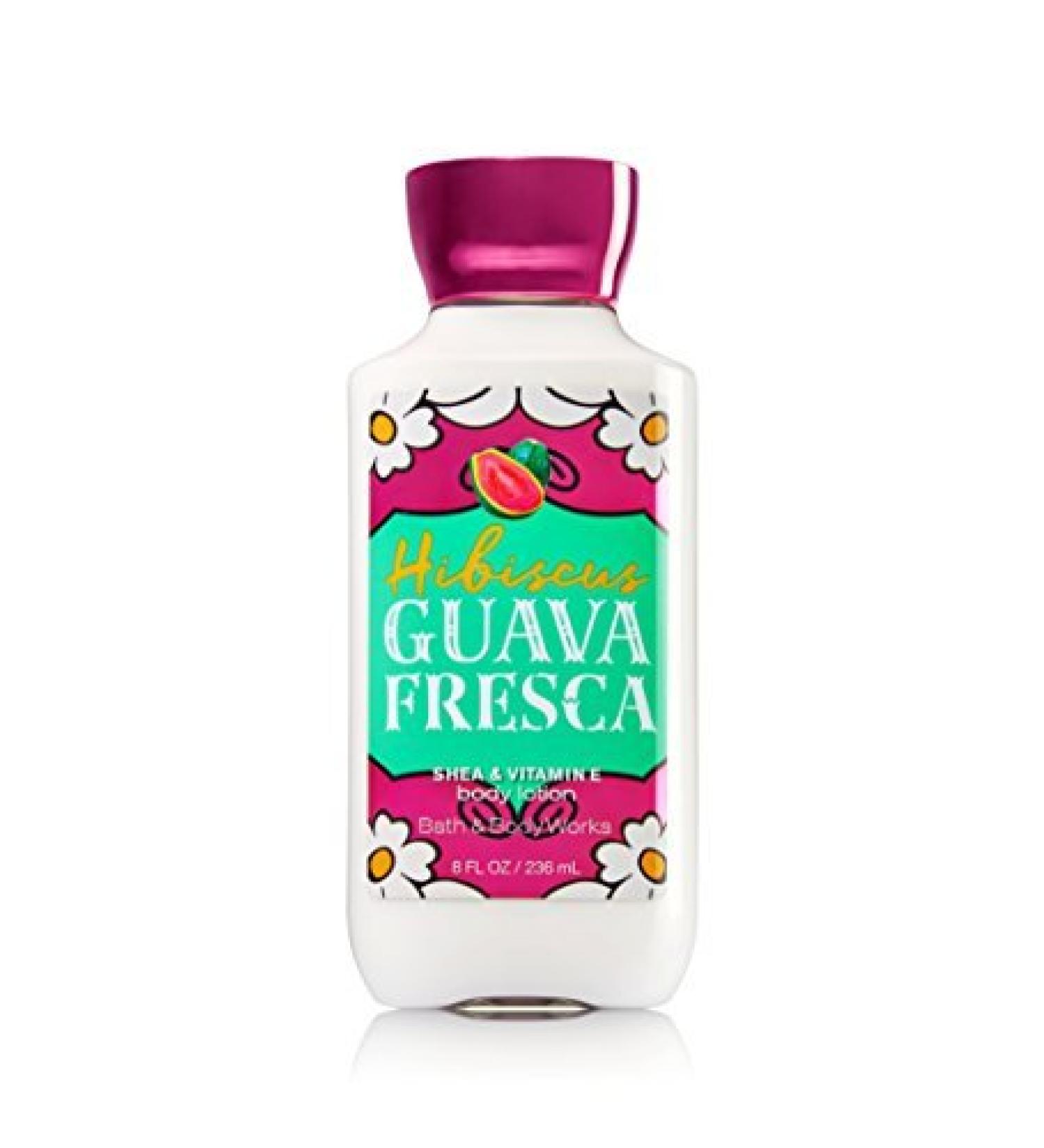 Bath & Body Works Shea & Vitamin E Lotion Hibiscus Guava Fresca