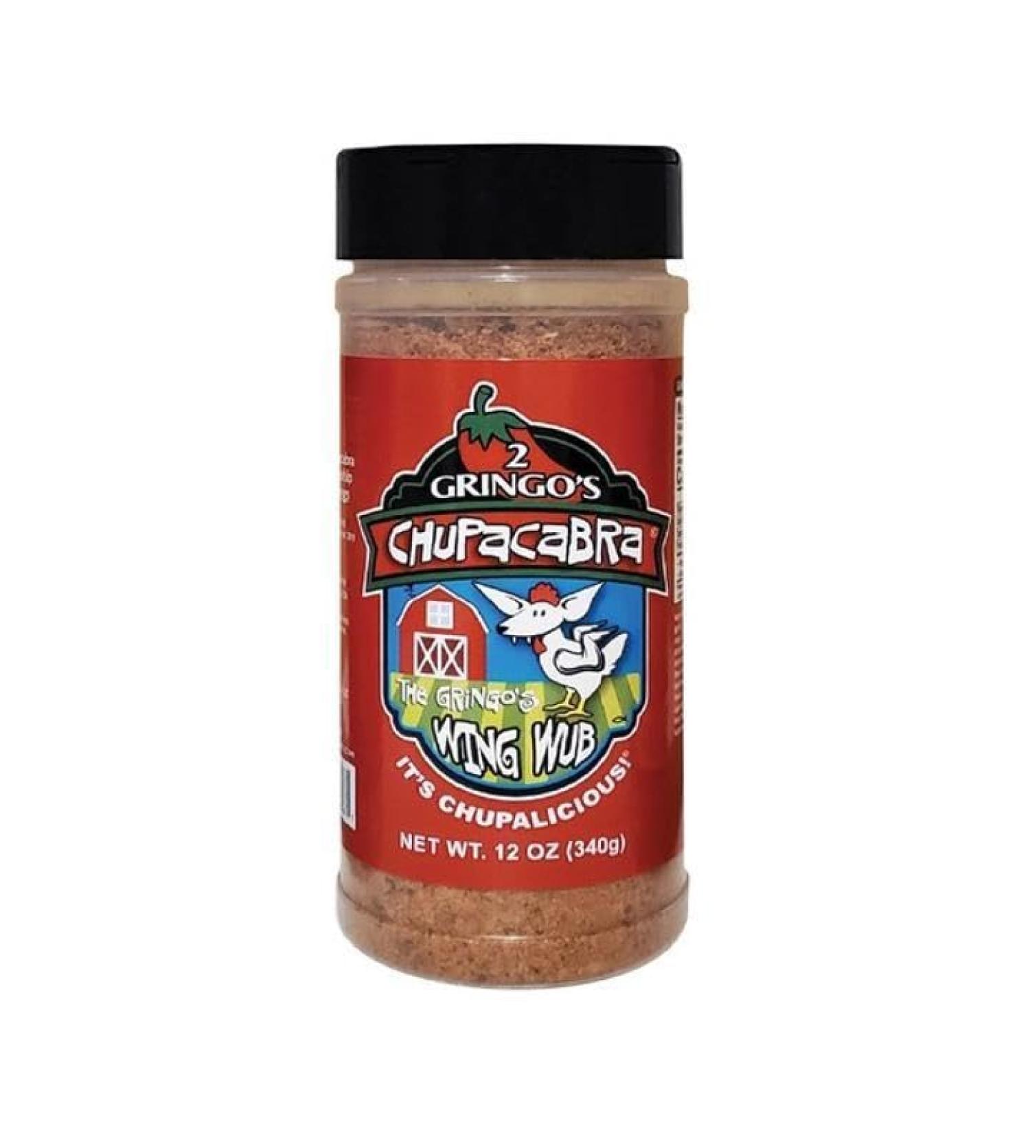 2 Gringos Meat Rub & Seasoning 12oz Bottle Select Flavor (Wing Wub)
