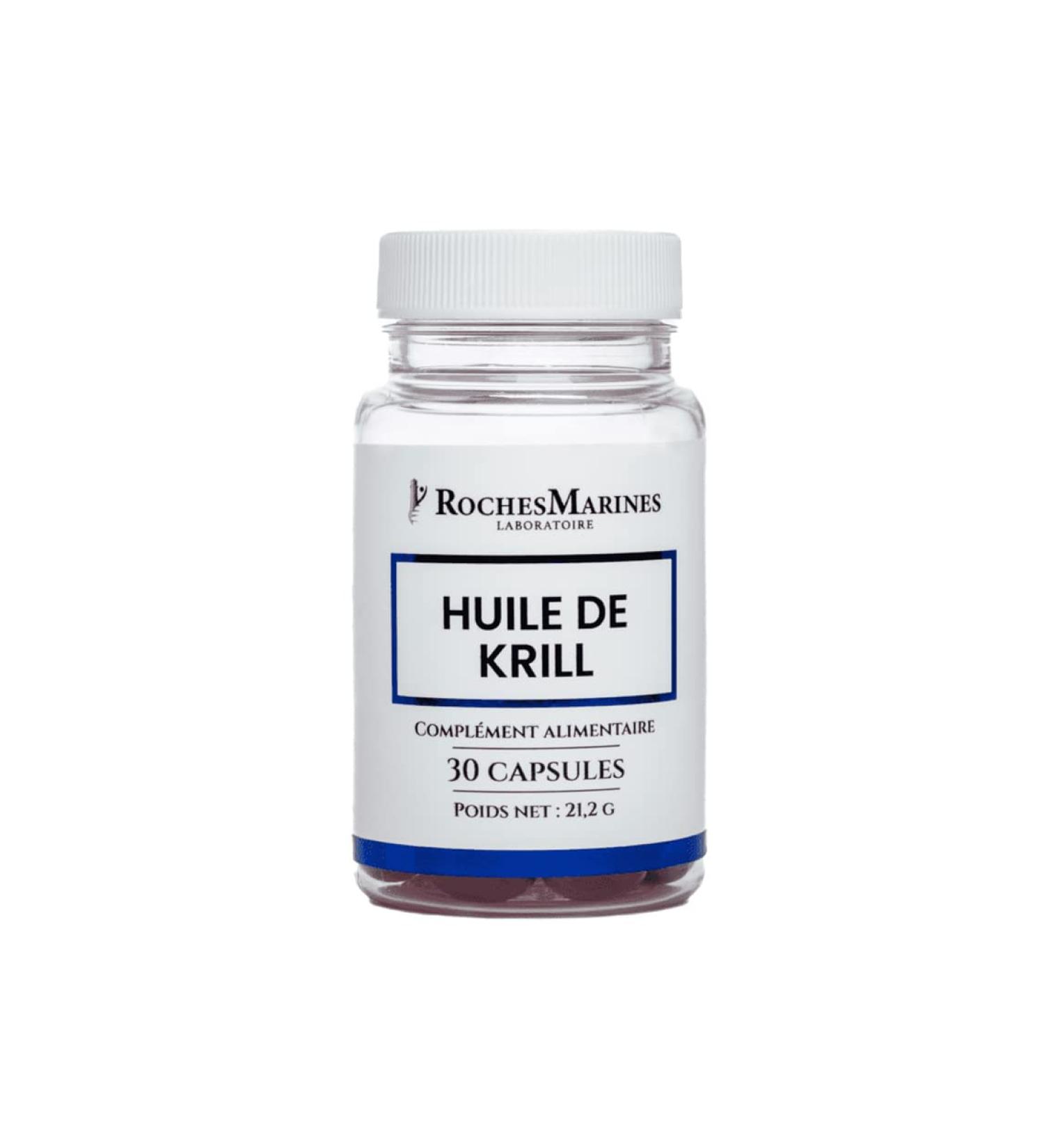 Roches Marines - Krill Oil Food Supplement - Cardiovascular and Cerebral Support - Omega 3 Supply in the form - Buy Online on GoSupps.com