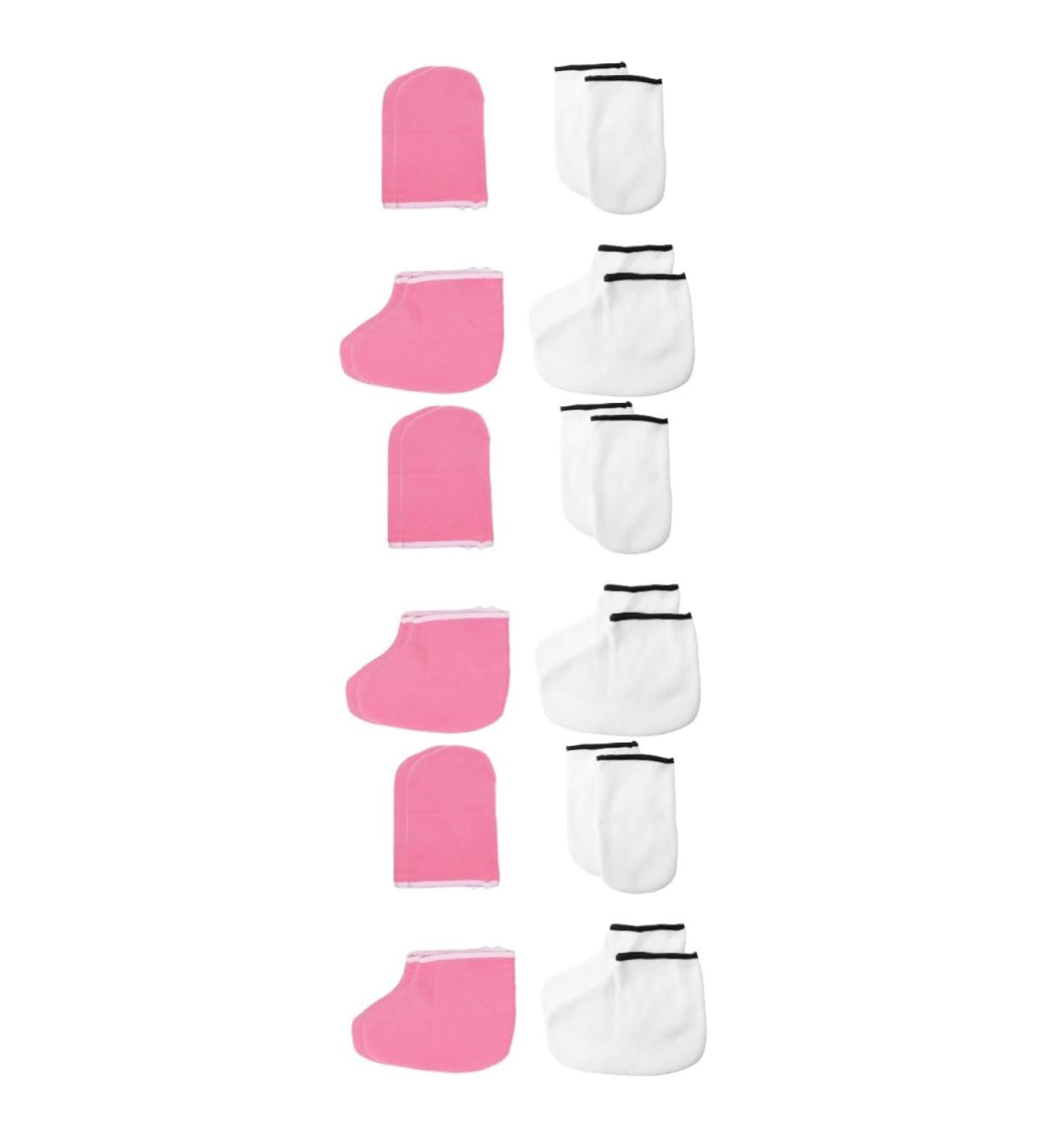 FRCOLOR 12 Pairs Hand and Foot Mask Moisture Socks for Dry Feet Single Use Glove Wax Bath Foot Covers Exfoliating Foot Covers Gloves Hand Spa Gloves Spa Socks Heel Keep Warm Nursing Cover - Buy Online on GoSupps.com