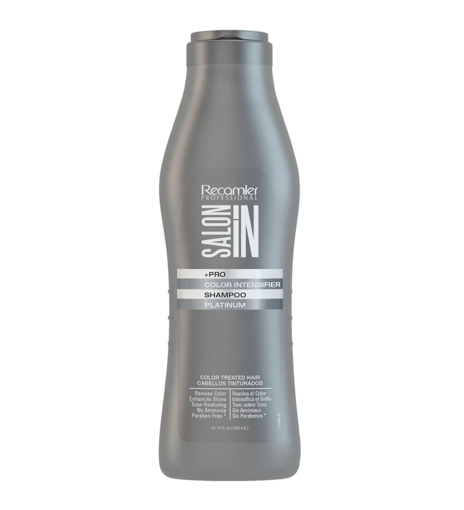 Recamier Professional Salon Color Intensifier Shampoo Platinum 10.1 oz - Boost Shine & Color for Hair - Buy Online on GoSupps.com