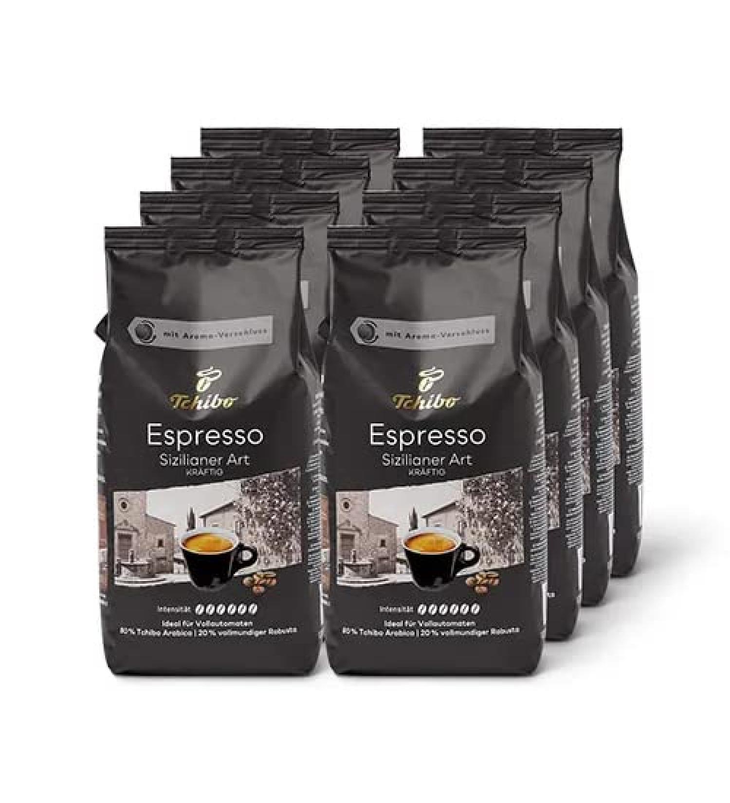 Tchibo - Espresso Sizilianer Art Beans - 8x 1 kg