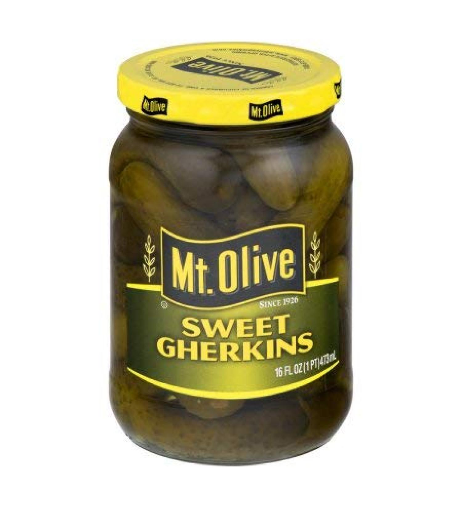 Mt. Olive Sweet Gherkins 16 Oz (Pack of 2)