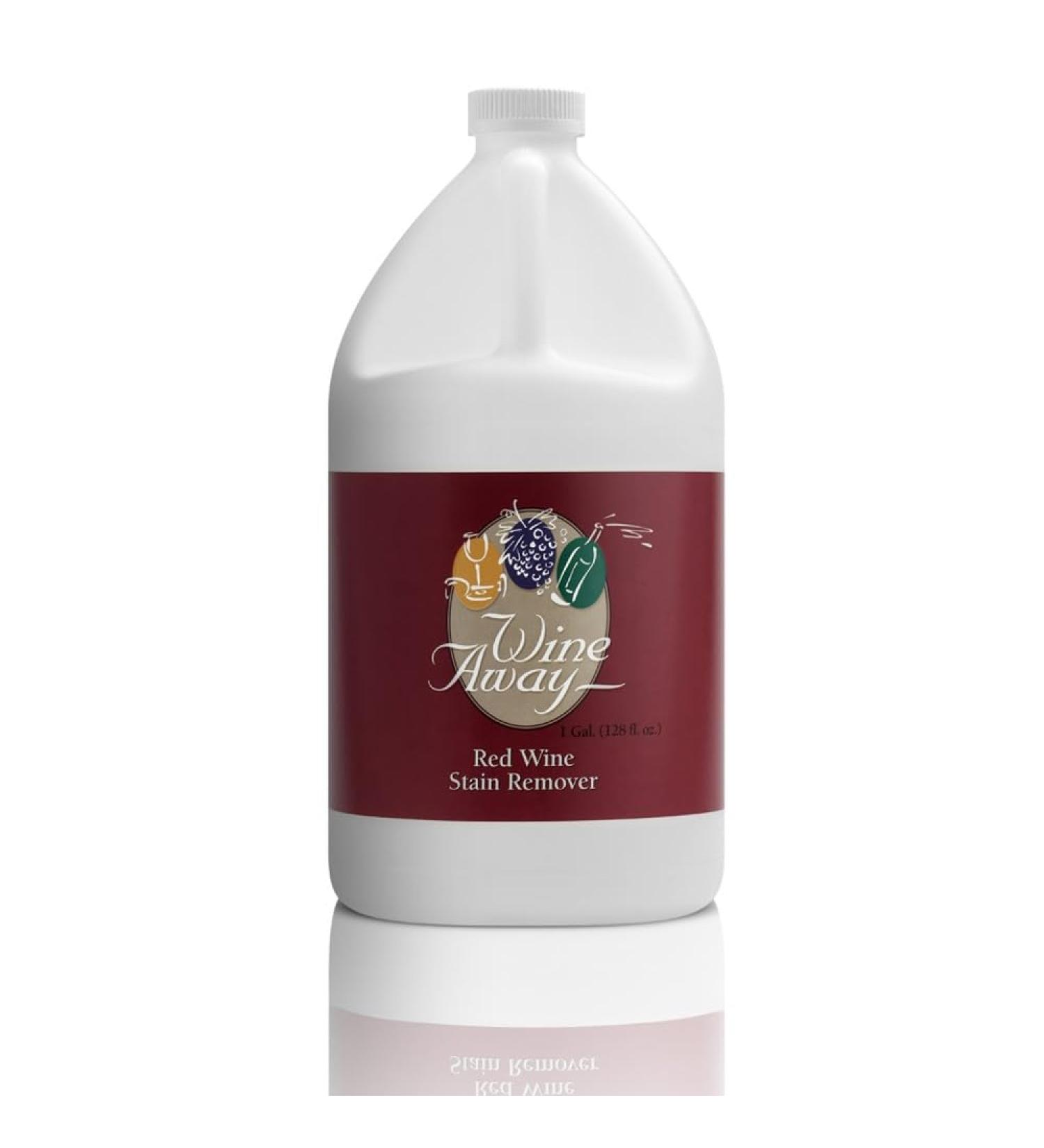 Wine Away Red Wine Stain Remover | Remove Wine Spots from Fabrics & Carpets | Citrus Scent | 1 Gallon Stain Cleaner Spray Solution - Buy Online on GoSupps.com