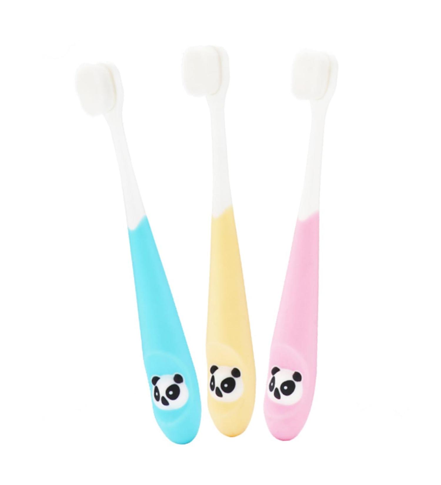 Minkissy 3pcs Toothbrush Teether Toy for Babies - Soft Bristles Small Head ABS - Safe & Fun Teething Solution - Buy Online on GoSupps.com