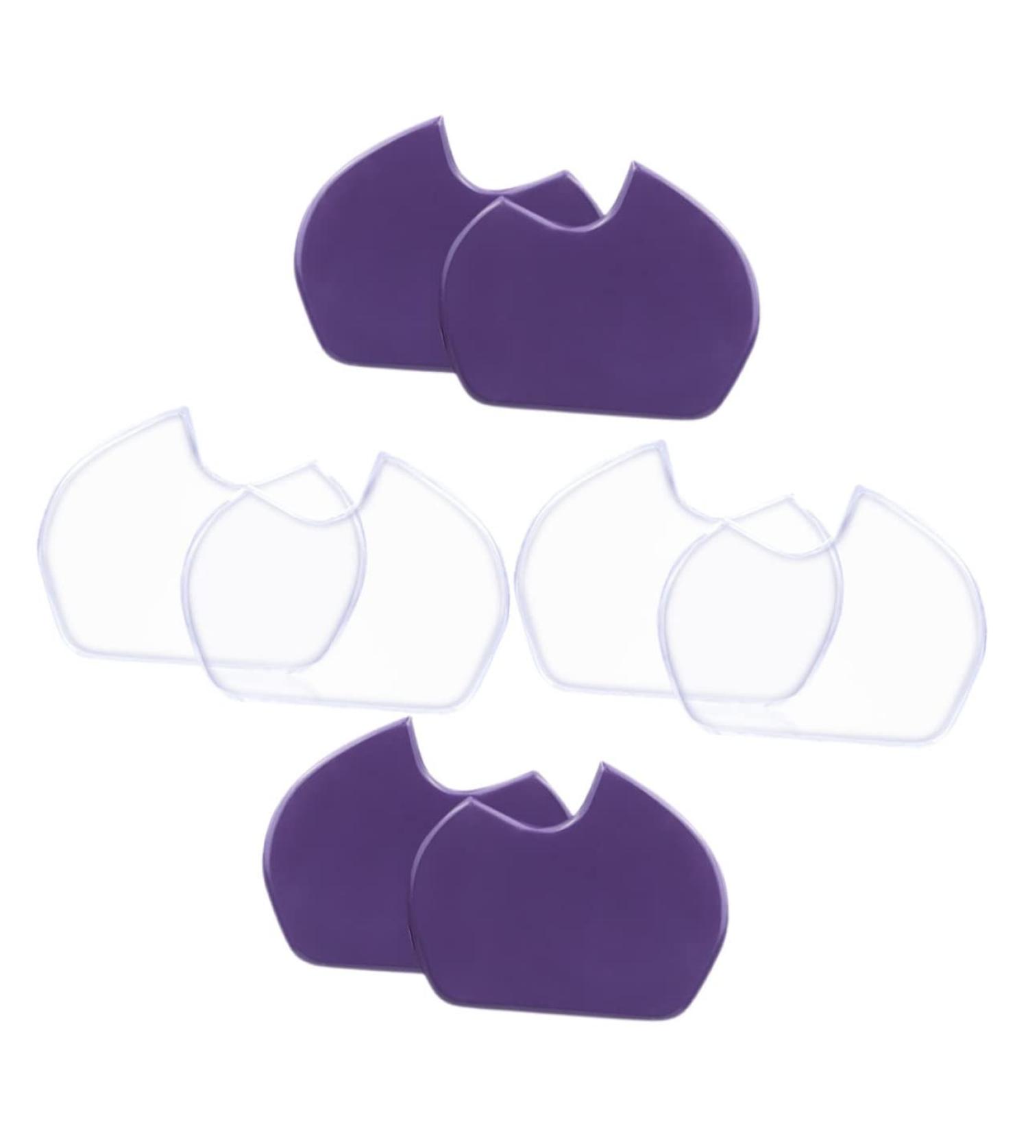 NOLITOY Gel Shoe Inserts - 4 Pairs Non-Skid Forefoot Metatarsal Pads for Women | Comfortable Half Size Foot Cushions in Assorted Colors - Buy Online on GoSupps.com