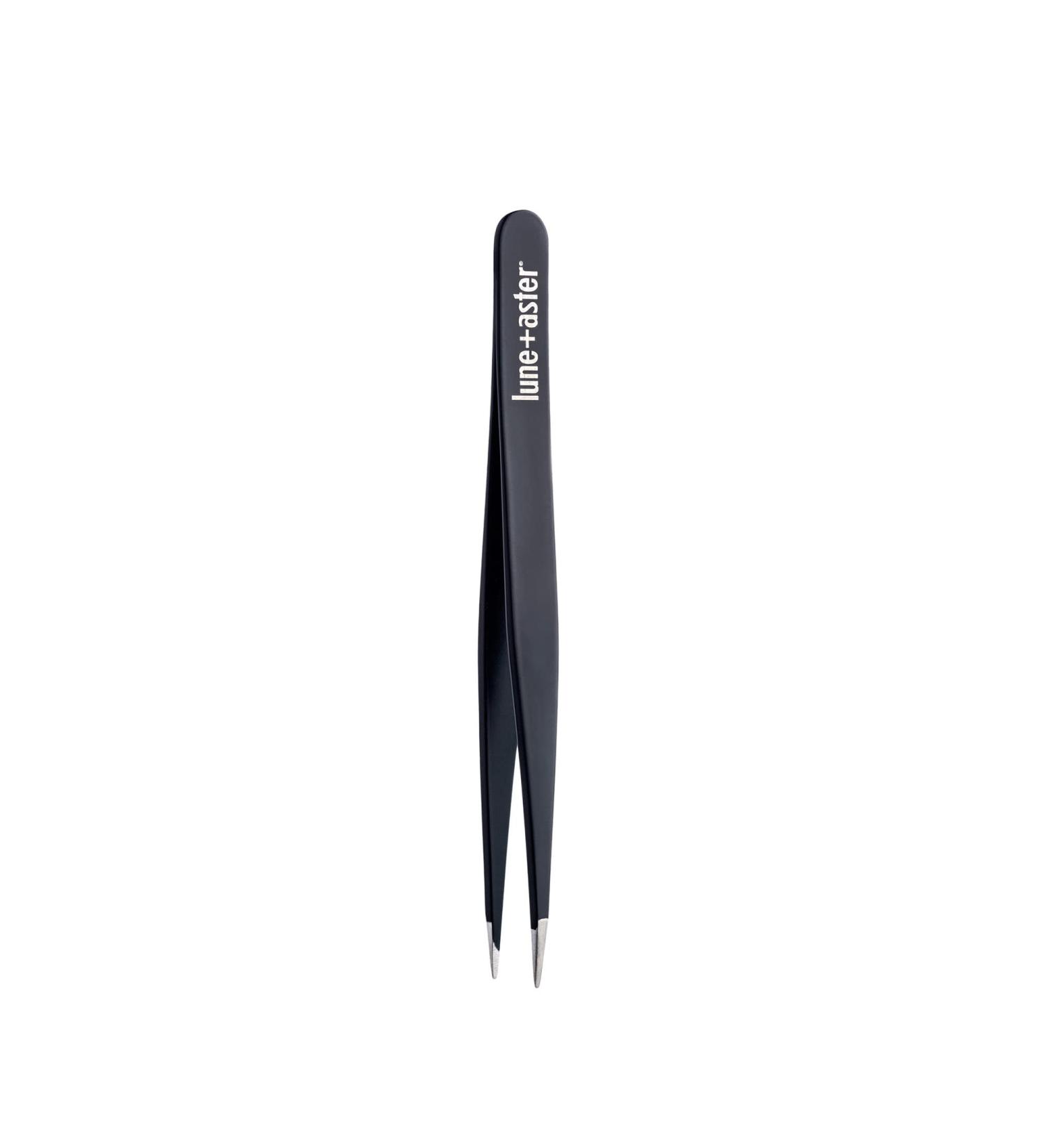 Lune+Aster Point Tweezer - Stainless Steel Precision Tweezer for Brow Grooming & Ingrown Hair Removal - Buy Online on GoSupps.com