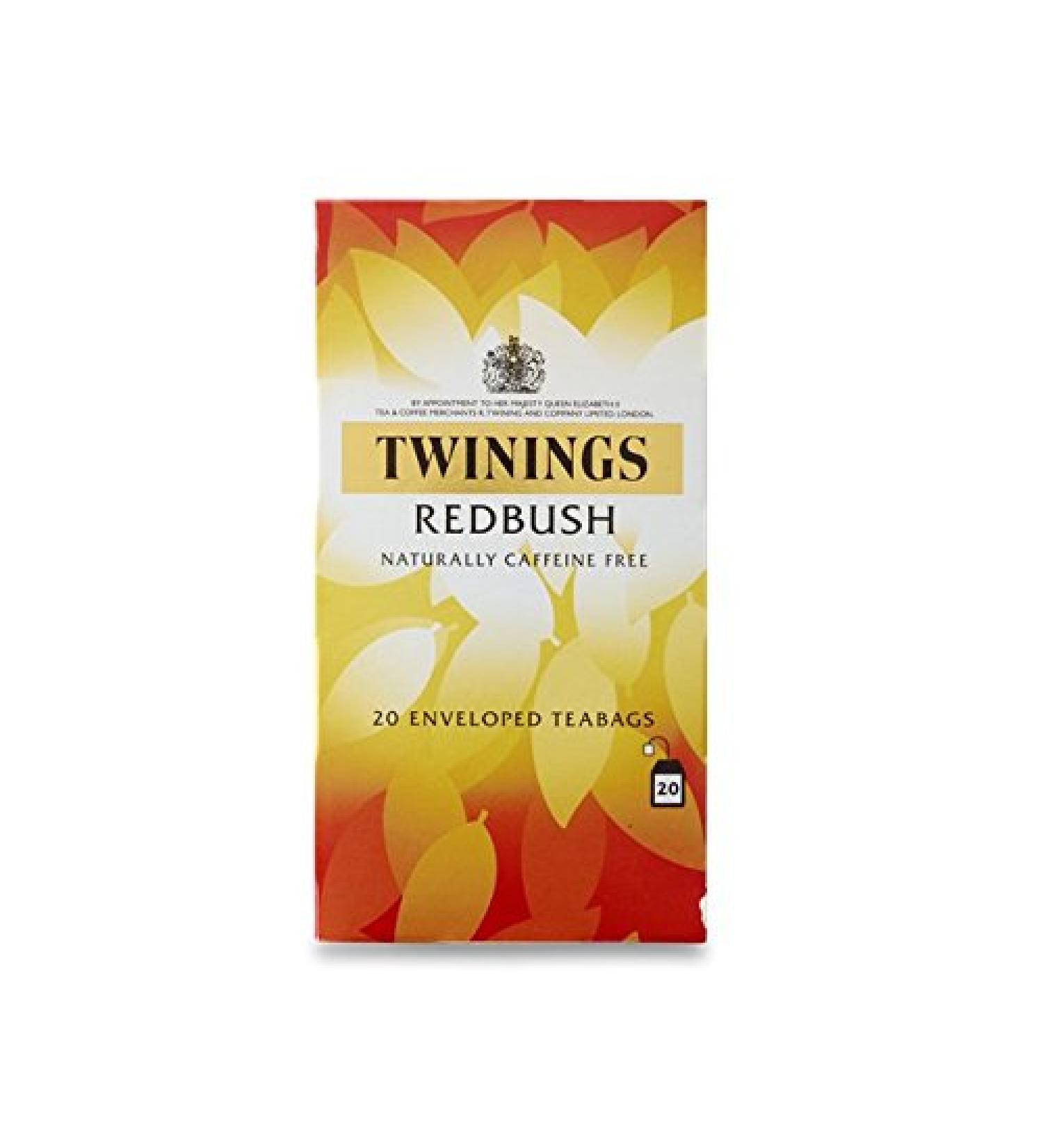  Redbush by Twinings UKB Twinings Redbush Pack of 80 Naturally Wrapped Caffeine-Free Tea Bags - Buy Online on GoSupps.com