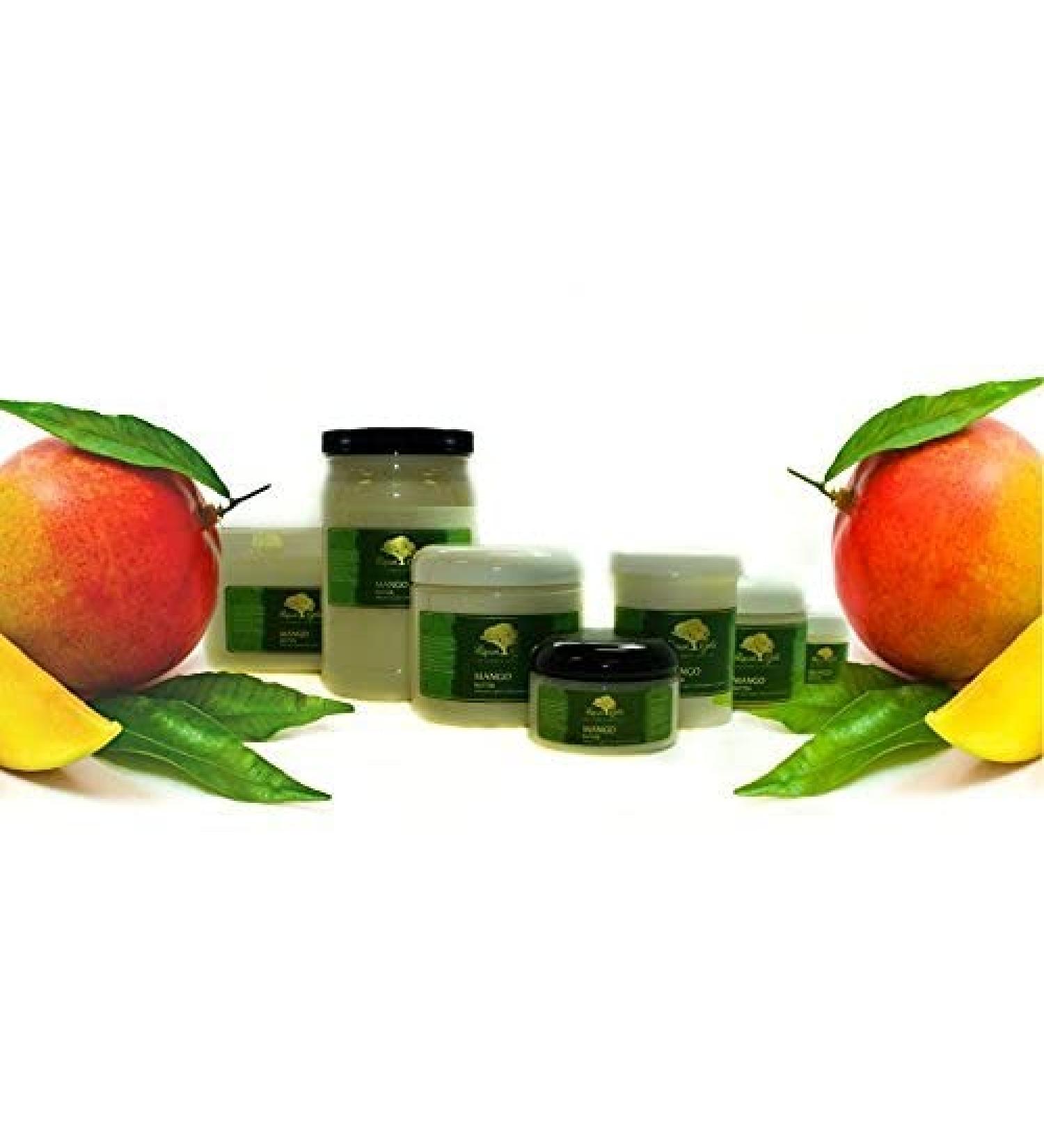 8 Oz Premium Miraculous Mango Butter RAW Cold Preseed 100% Natural Pure Skin Hair Care - Buy Online on GoSupps.com