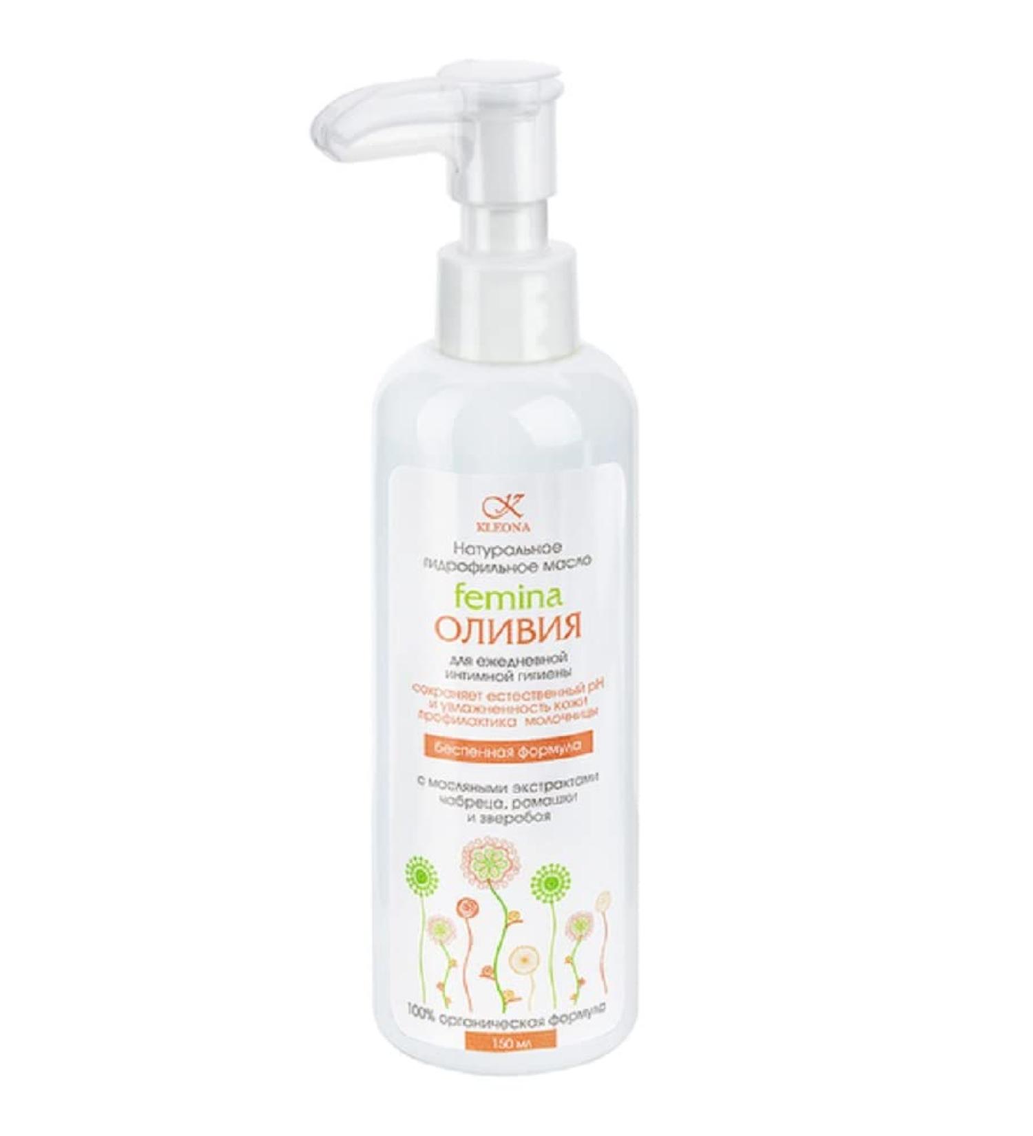 Natural cosmetics Femina Olivia intimate hydrophilic oil (150ml) 17001