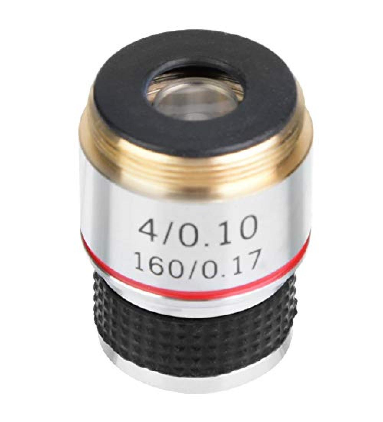 4X 185 Biological Microscope Achromatic Objective Lens 160/0.17 for Optical Instruments Conversion Objective Lens - Buy Online on GoSupps.com
