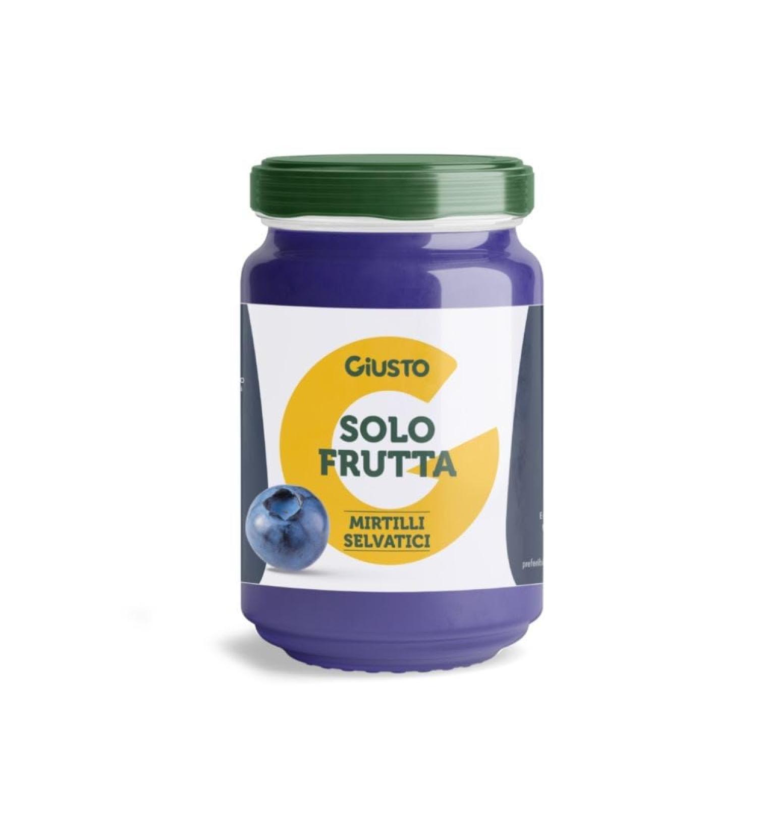 Giusto Giusto Solo Frutta Blueberry Jam 220 g