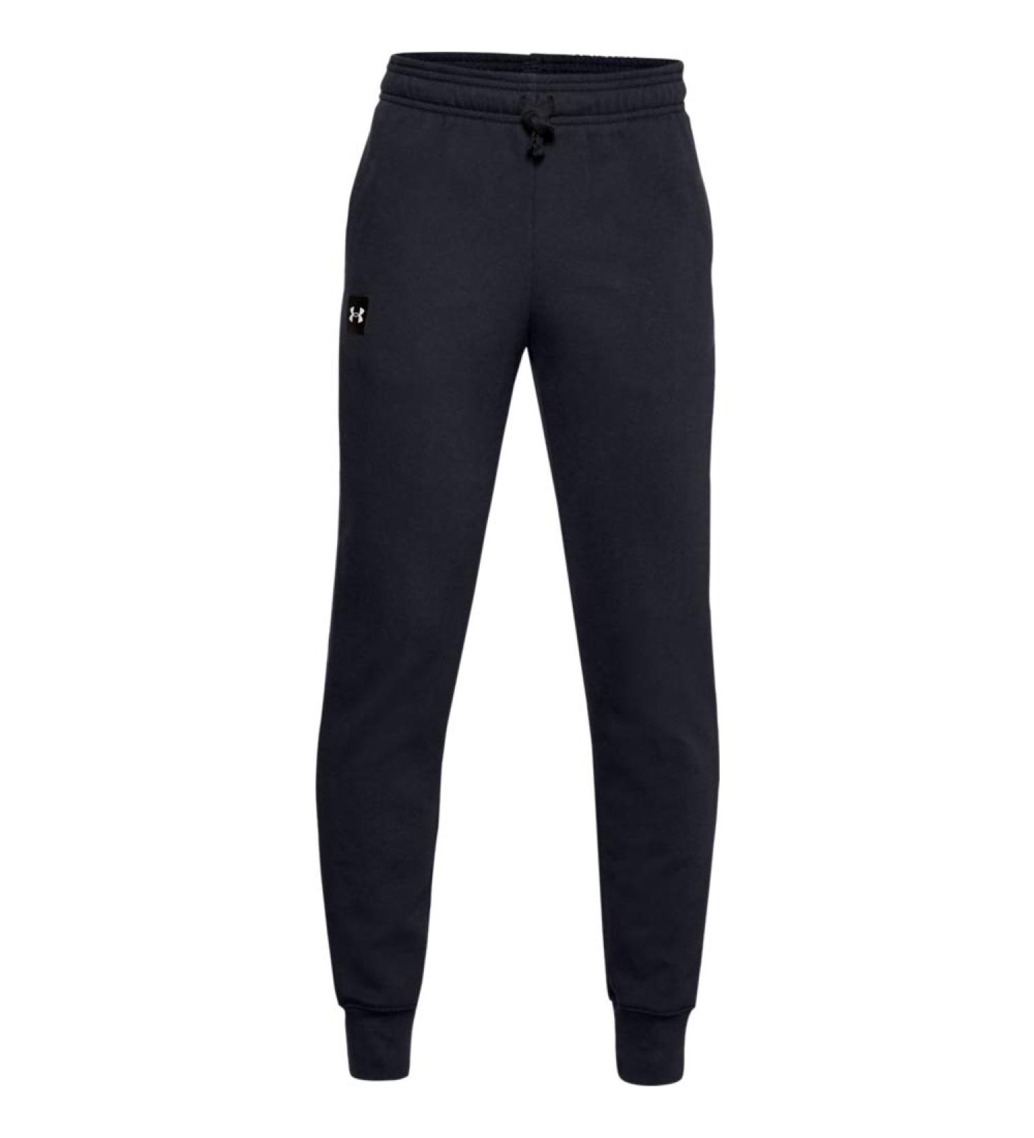 Under Armour Boys Rival Fleece Joggers Black (001)/Onyx White Large