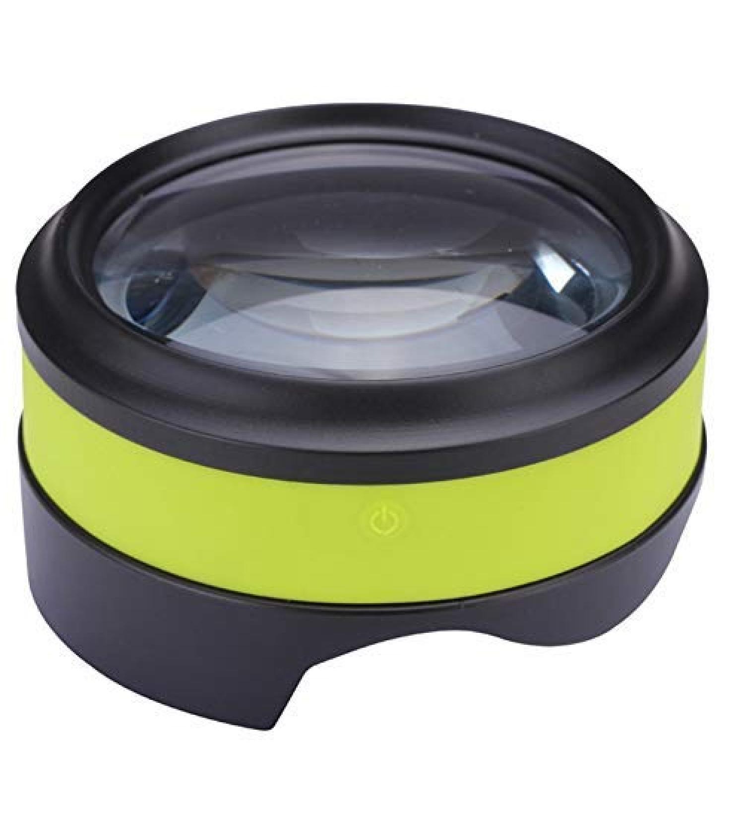 Handheld Press Screen Magnifier USB Charging with LED Light Magnifier 90mm Diameter 5 Magnification Optical Lens Magnifier Made in China - Buy Online on GoSupps.com