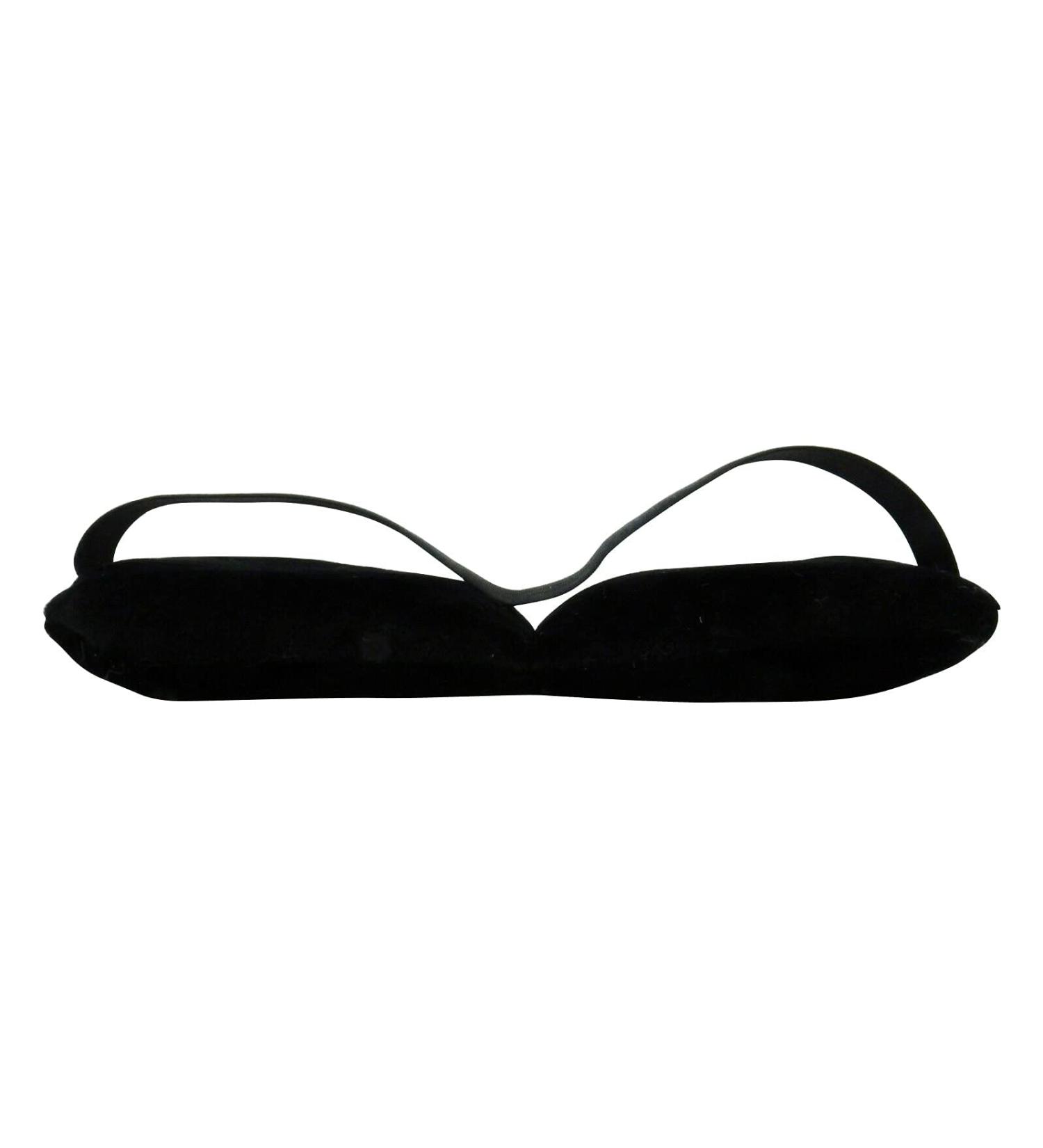 Weighted Sleep Mask with Glass Bead Filler - Black | Block Out Light and Fall Asleep Faster - Buy Online on GoSupps.com
