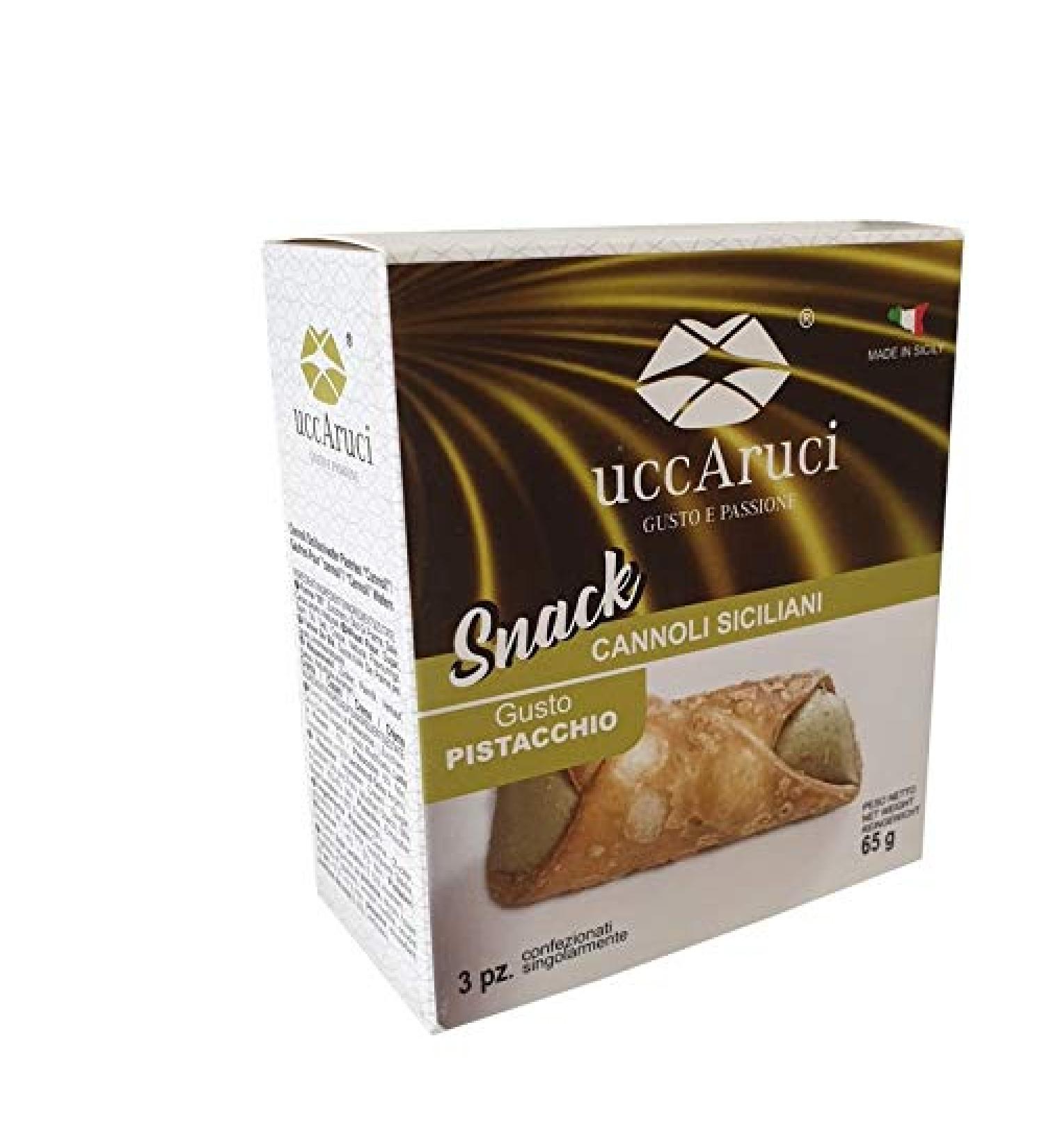 Snack Mini Cannoli à la Pistache - Uccaruci