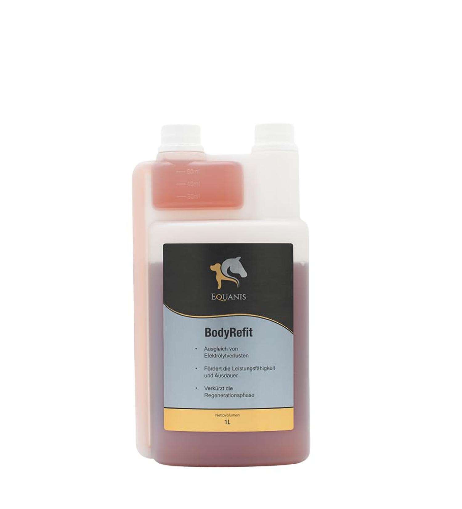 Equanis BodyRefit - Sugar-Free Electrolyte Booster for Horses | 1 Liter | Replenish After Sweating - Buy Online on GoSupps.com