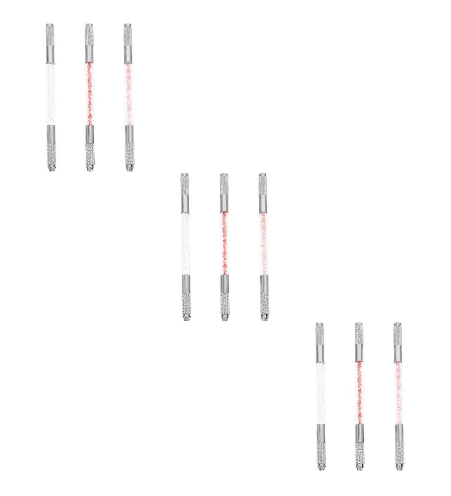 Healvian 9 Pcs Fruit Embroidery Pen Pen Eyebrow Microblading Kit Makeup Tool Aluminum Alloy 1 count (Pack of 1) Assorted Colorx3pcs - Buy Online on GoSupps.com