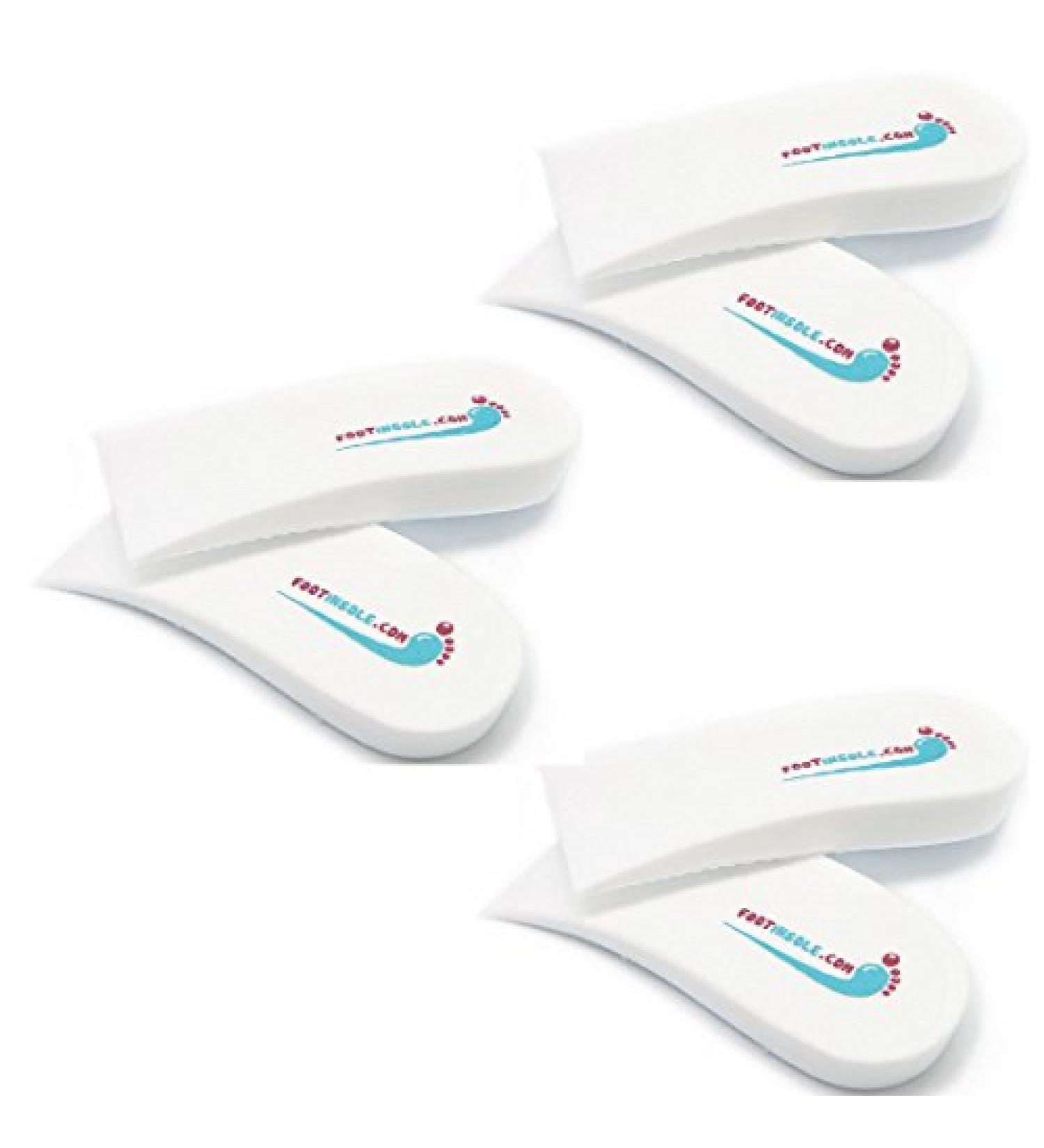 Footinsole Height Increase Shoes Insoles Lift Kit - 0.8 Heels Inserts - 2 Pairs (White) - Men and Women - Buy Online on GoSupps.com