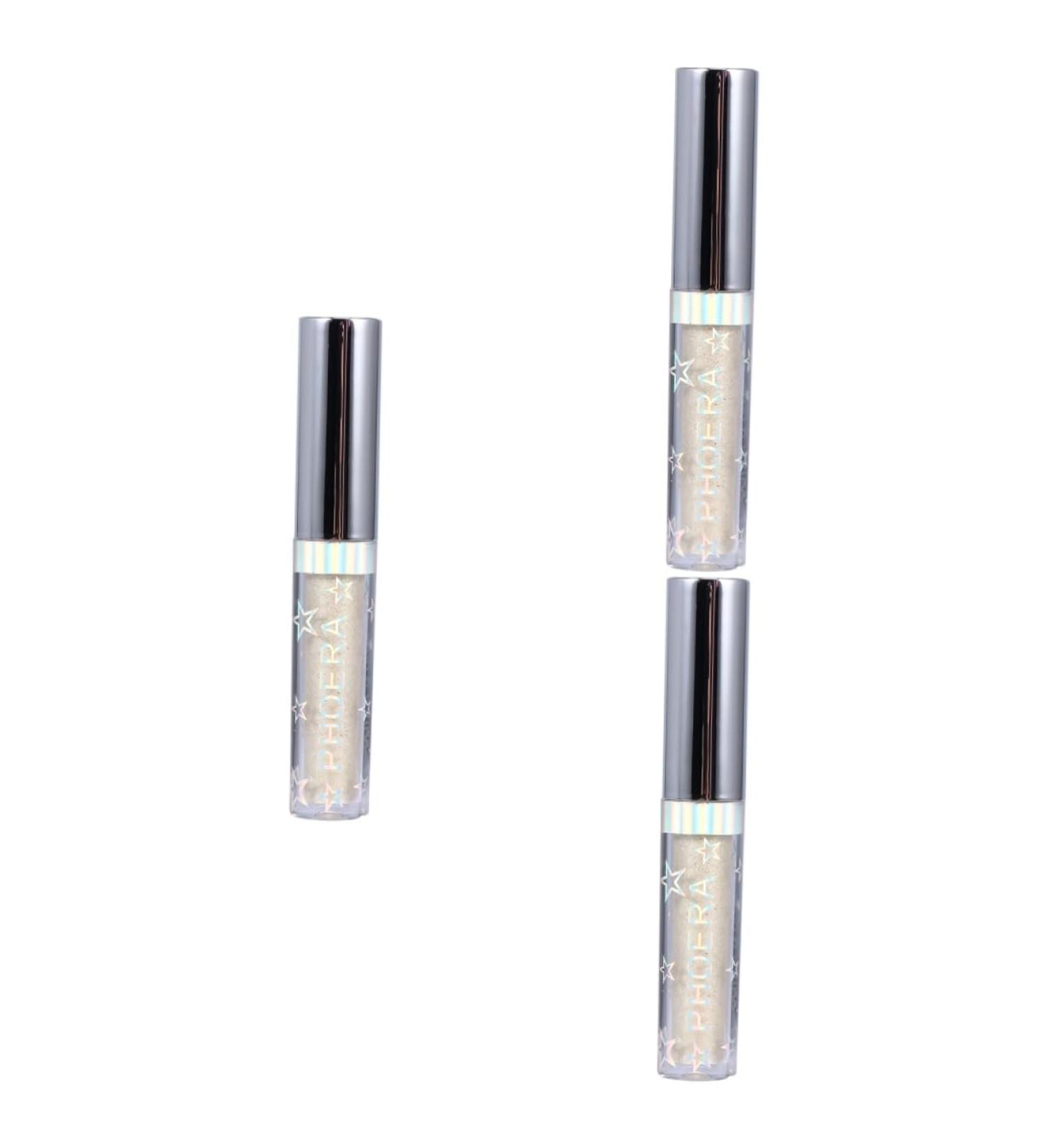 FOMIYES 3pcs Metallic Eyeliner Liquid Eyeshadow Metallic Women Makeup Eye Shadow Make up Shimmer 1 count (Pack of 1) Goldenx3pcs - Buy Online on GoSupps.com