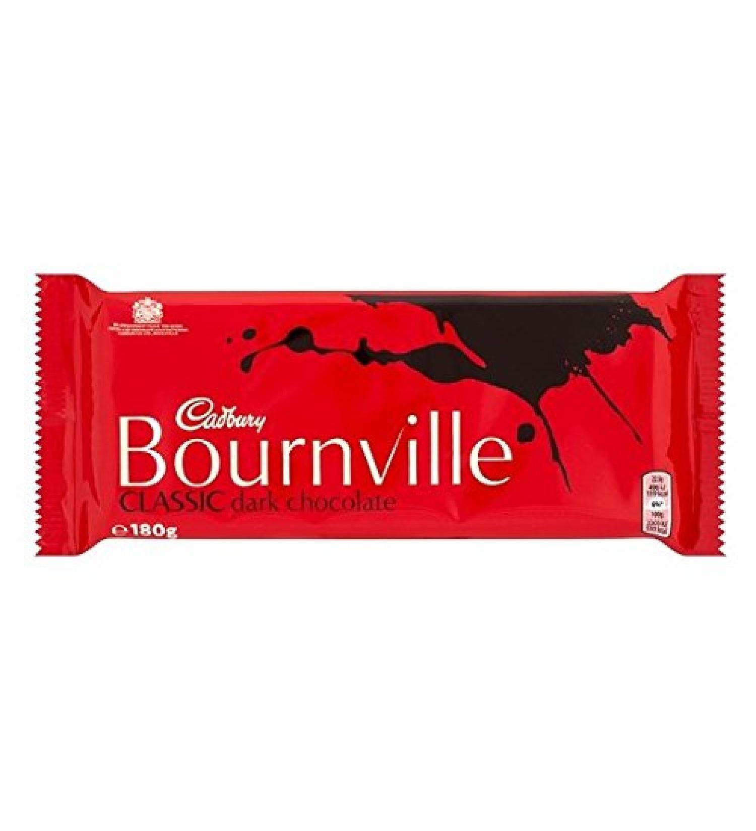 Cadbury Cadbury Bournville 180g Dark Chocolate Bars Pack of 5