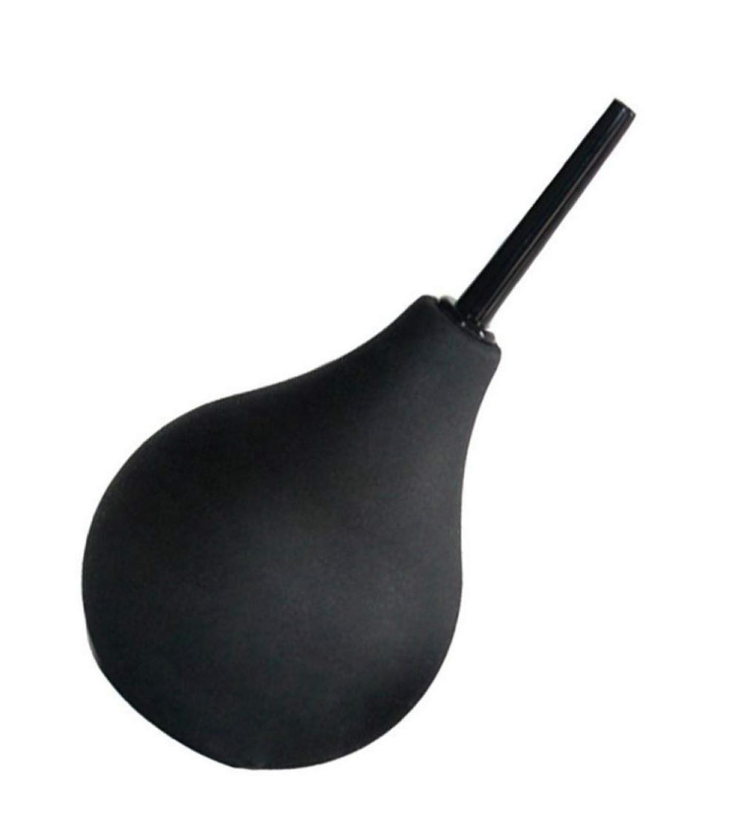 Silicone Ear Suction Bulb Syringe for Gentle Ear Cleaning - 224ml Black Ear Wax Removal Tool for Adults - Buy Online on GoSupps.com