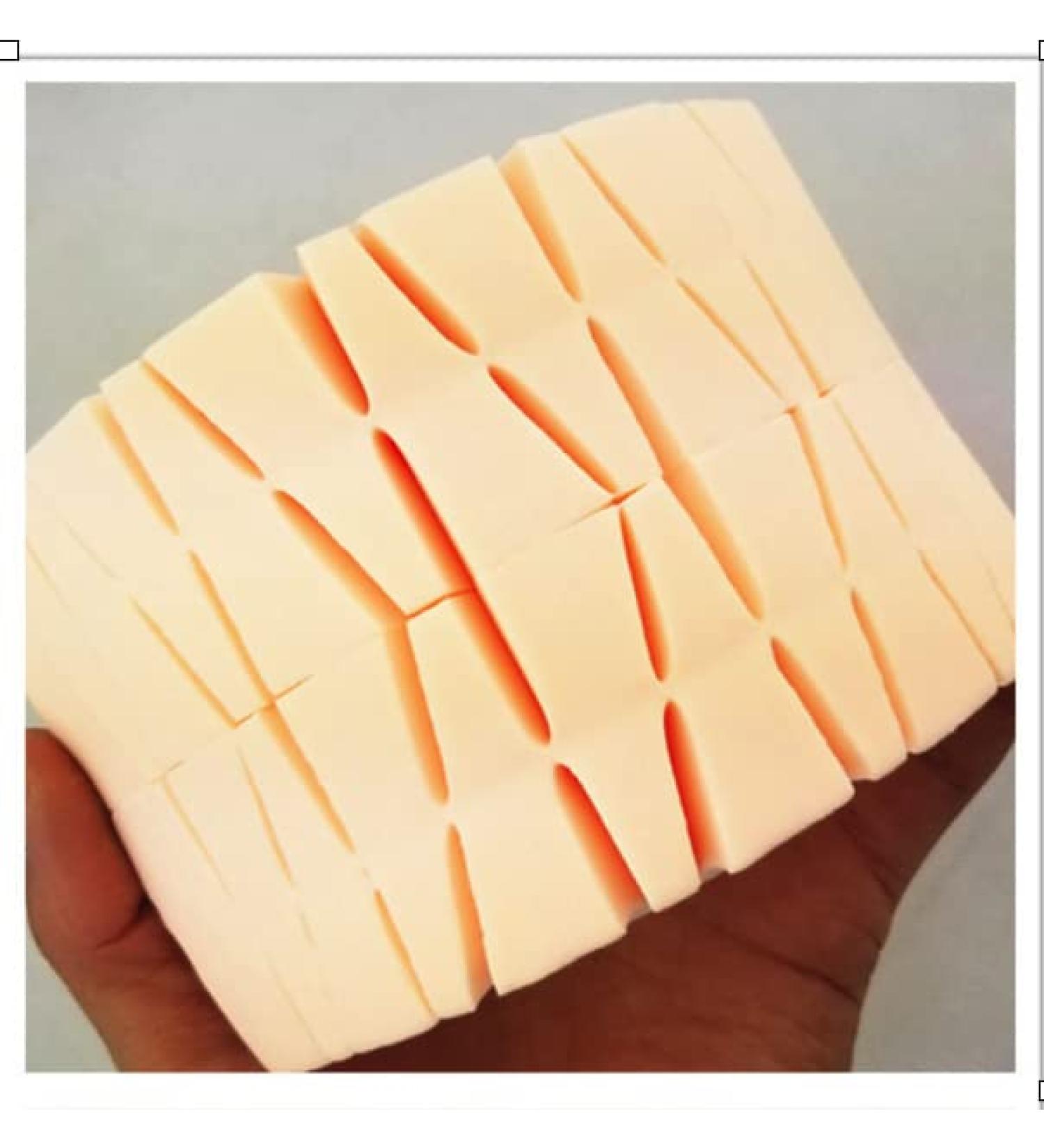 Make up sponges blender foundation concealer makeup applicator buffer (White)