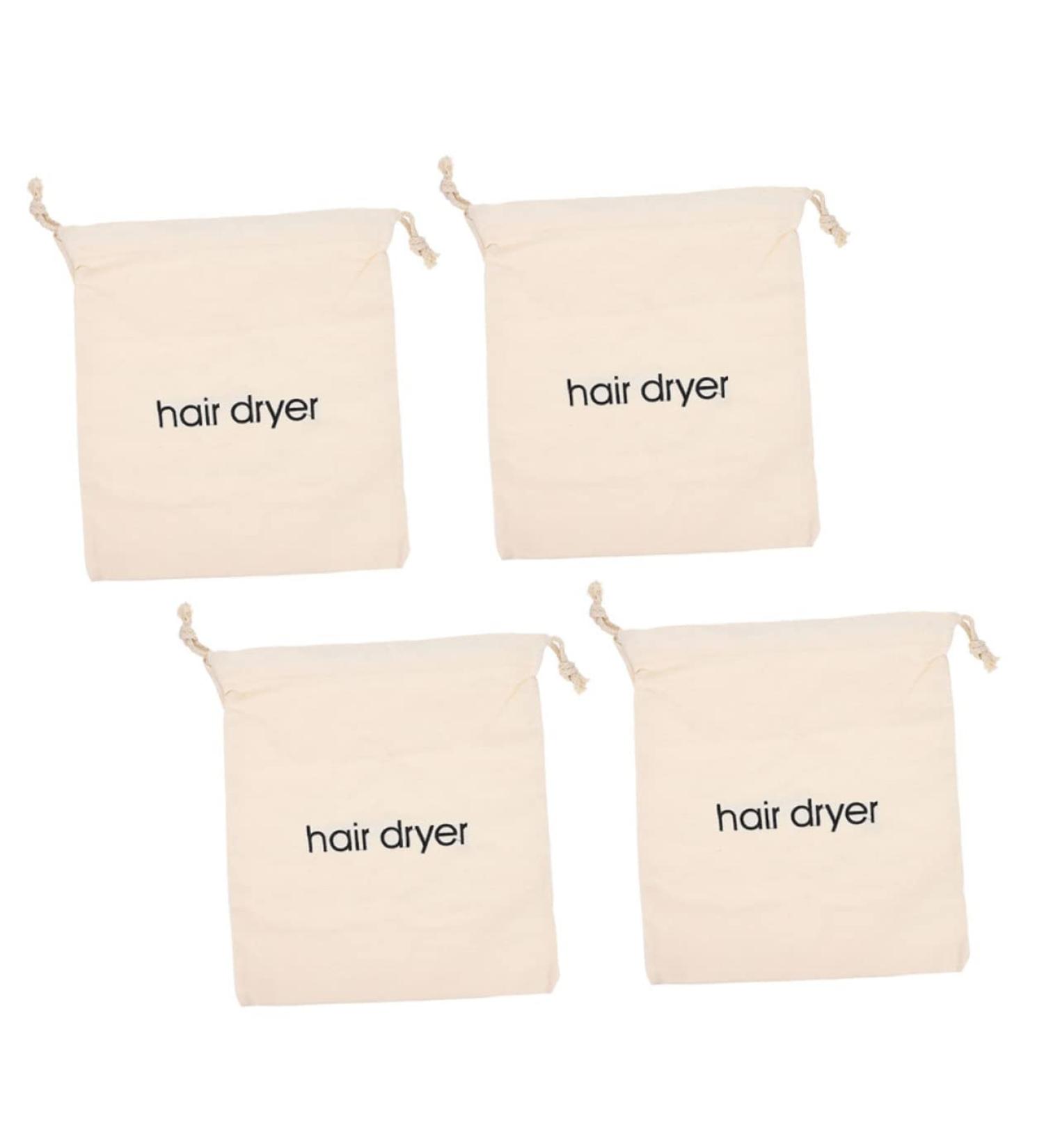 Healeved 8 Pcs Hair Dryer Storage Bag Hairdryer Storage Bag Anti-scratch Bags Travel Hairdryer Beige Fabric - Buy Online on GoSupps.com