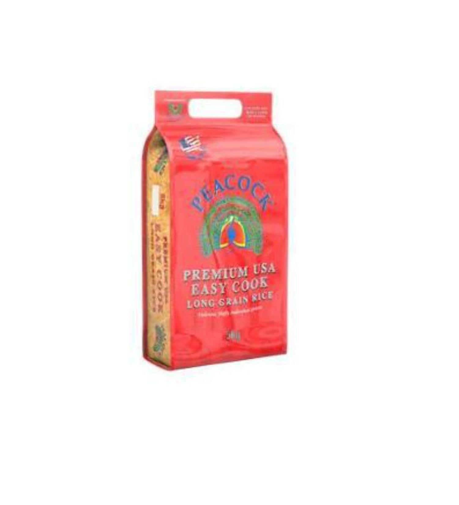 MASPeacock Easy Cook Rice 5kg Box of 1-Fd