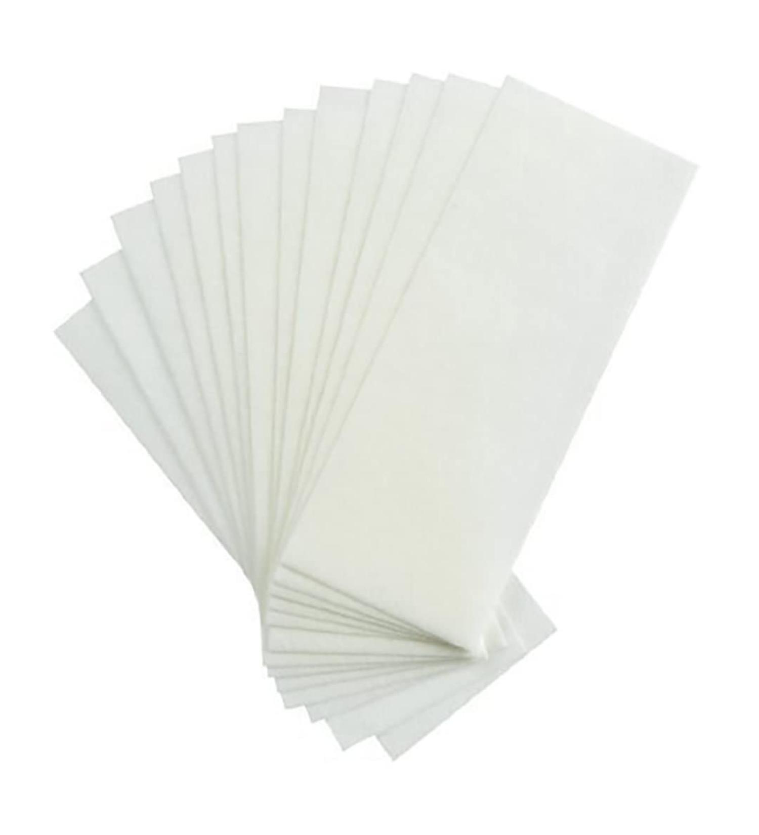 Bandes 100 pcs blanches grandes bandes de cire non tiss es liminatoires de la coiffure cire de cire de coiffure du corps du corps des jambes de cire - Buy Online on GoSupps.com
