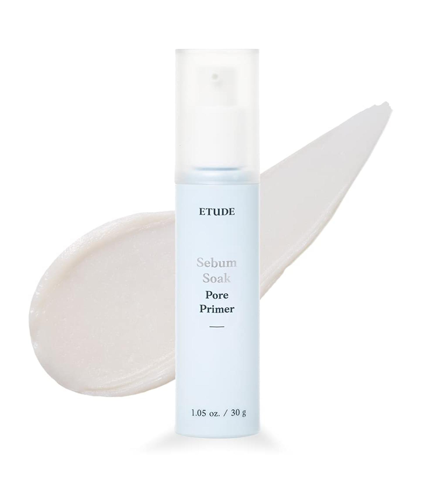 ETUDE HOUSE Sebum Soak Pore Primer 30ml - Long-Lasting Makeup Base with Sebum Control Effect - Matte Finish for Great Pore Coverage | Kbeauty - Buy Online on GoSupps.com
