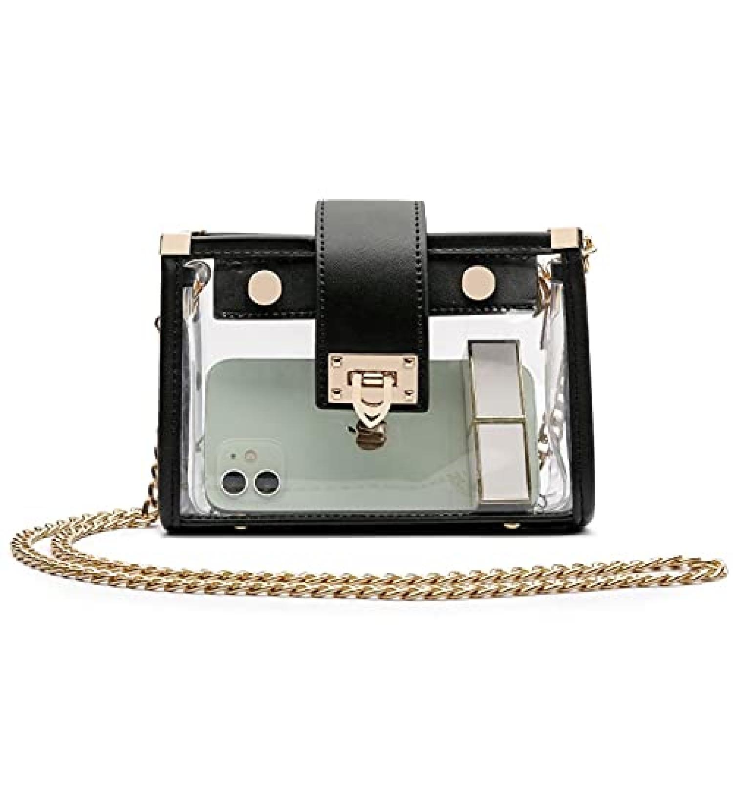 YING YUMEI Clear Crossbody Bag Stadium Approved - Transparent Shoulder Handbag & Clutch - Buy Online on GoSupps.com